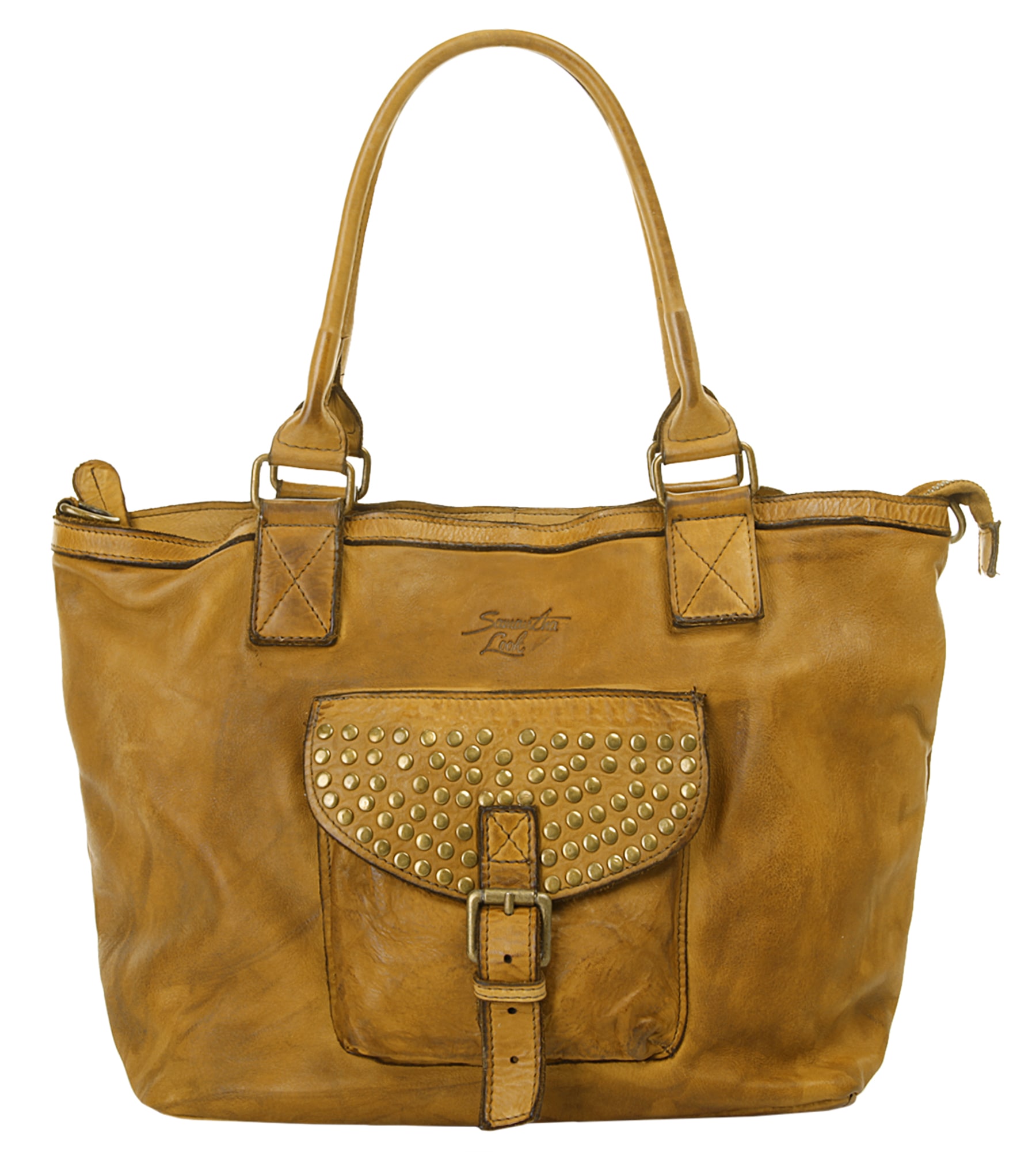 Shopper, echt Leder, Made in Italy