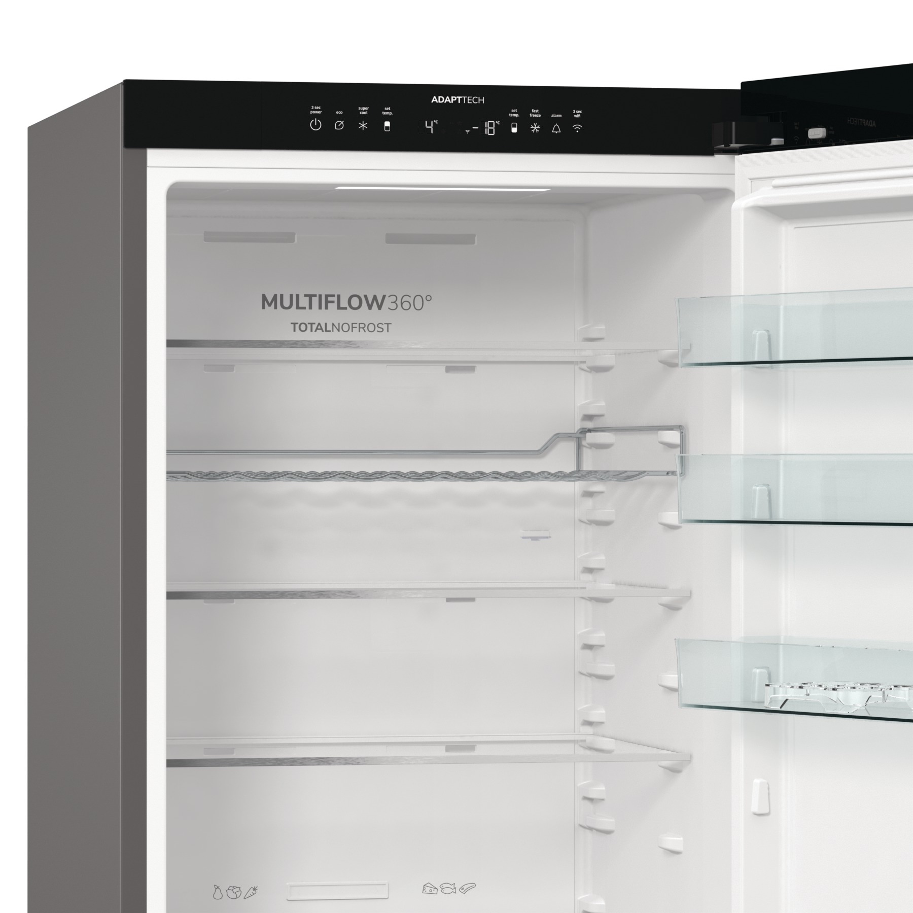 GORENJE Kühl-/Gefrierkombination »NRB620C6X4WFE«, Wifi - ConnectLife
