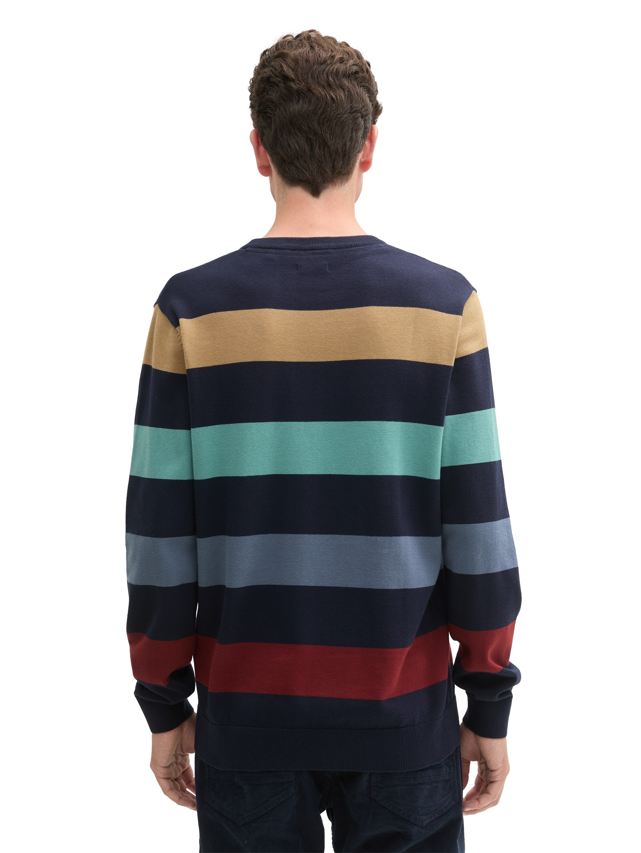 TOM TAILOR Strickpullover mit Blockstreifen günstig online kaufen