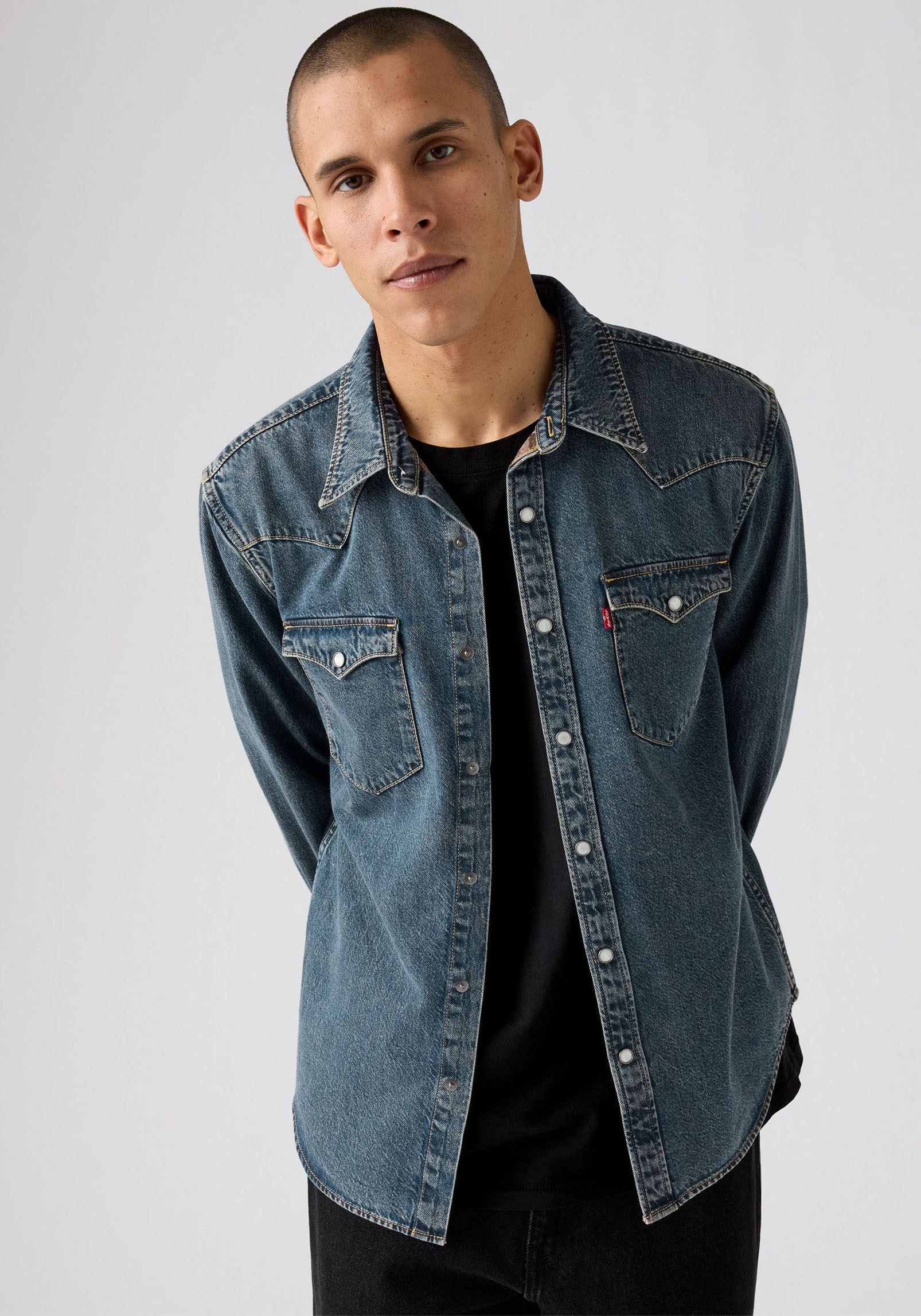 Levi's® Jeanshemd »LE BARSTOW WESTERN STAND«, mit Brusttaschen