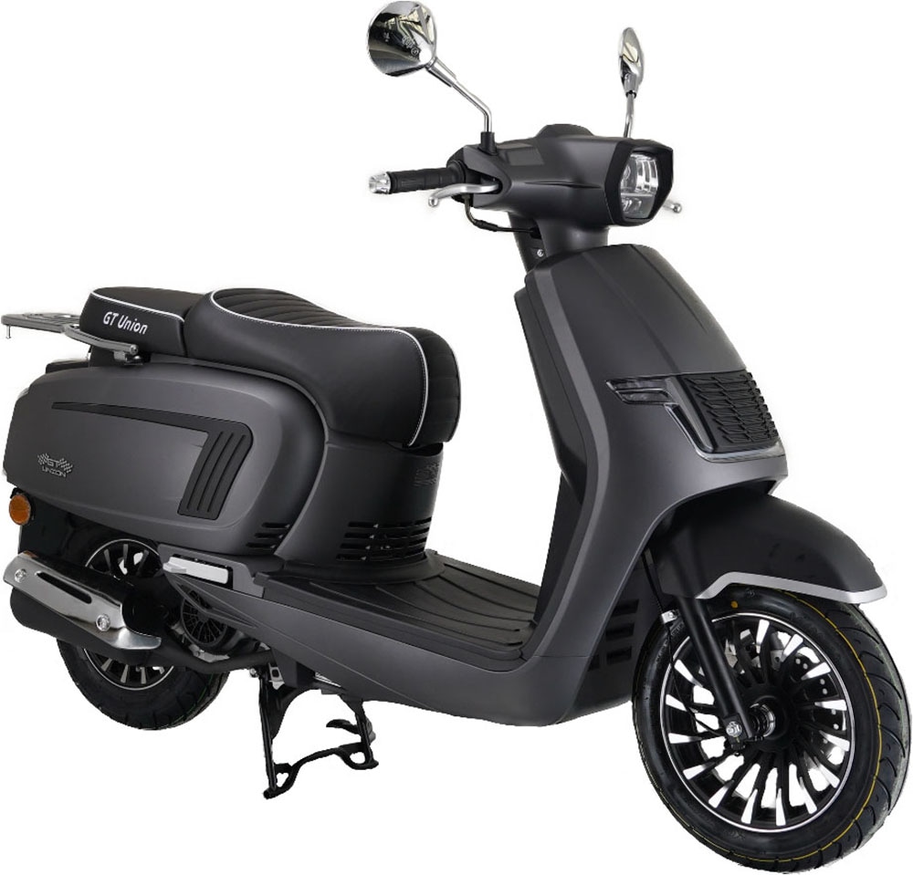 GT UNION Motorroller "Venis 45 (mit/ohne Topcase)", ohne Topcase, 45 km/h, grau, Motorroller, mit USB-Anschluss
