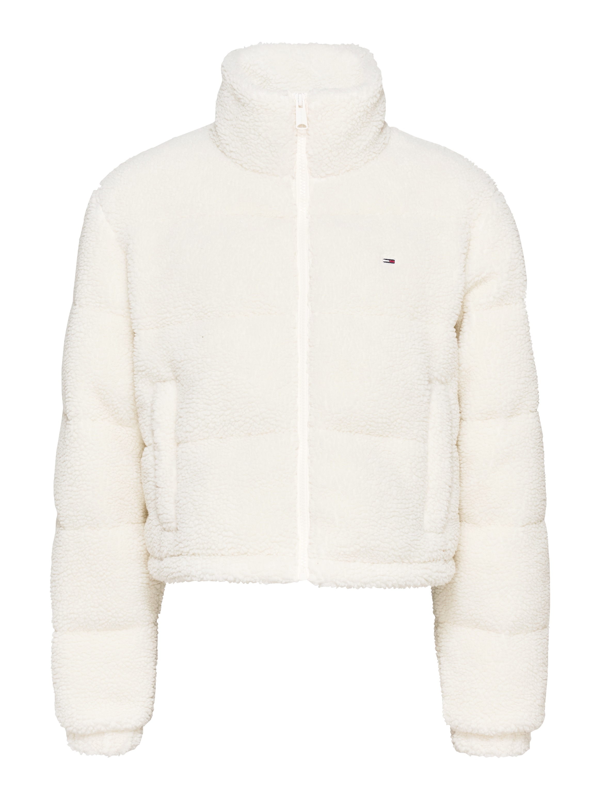 Tommy Jeans Kurzjacke "TJW CRP TEDDY ESSENTIAL PUFFER", in Cropped Form günstig online kaufen