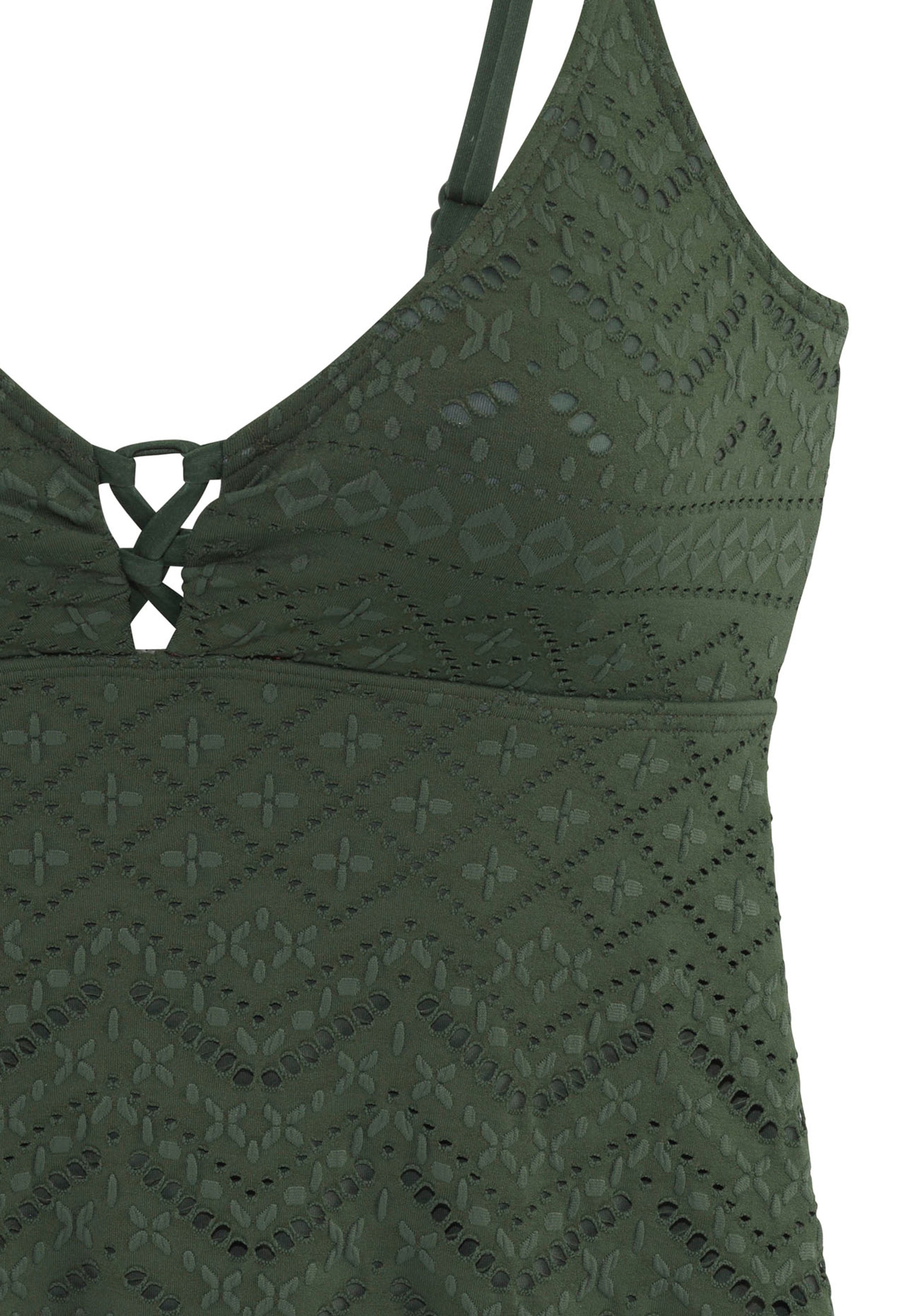 LASCANA Tankini-Top »Omara«, mit Lochstickerei