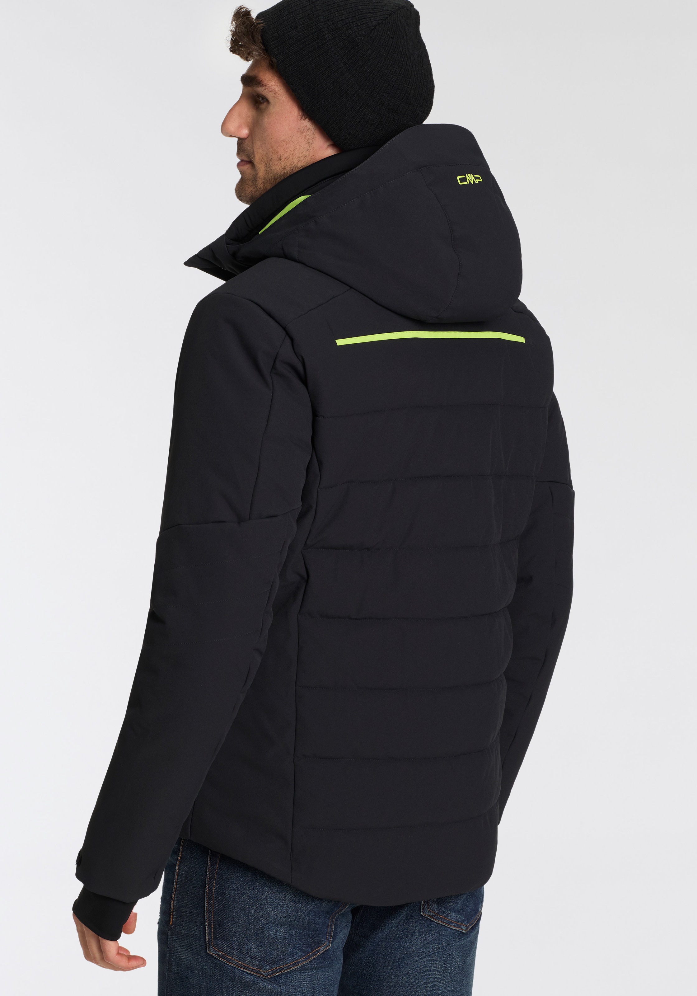 CMP Skijacke mit Kapuze mit Kapuze, mit Stehkragen, mit Reißverschlusstasch günstig online kaufen