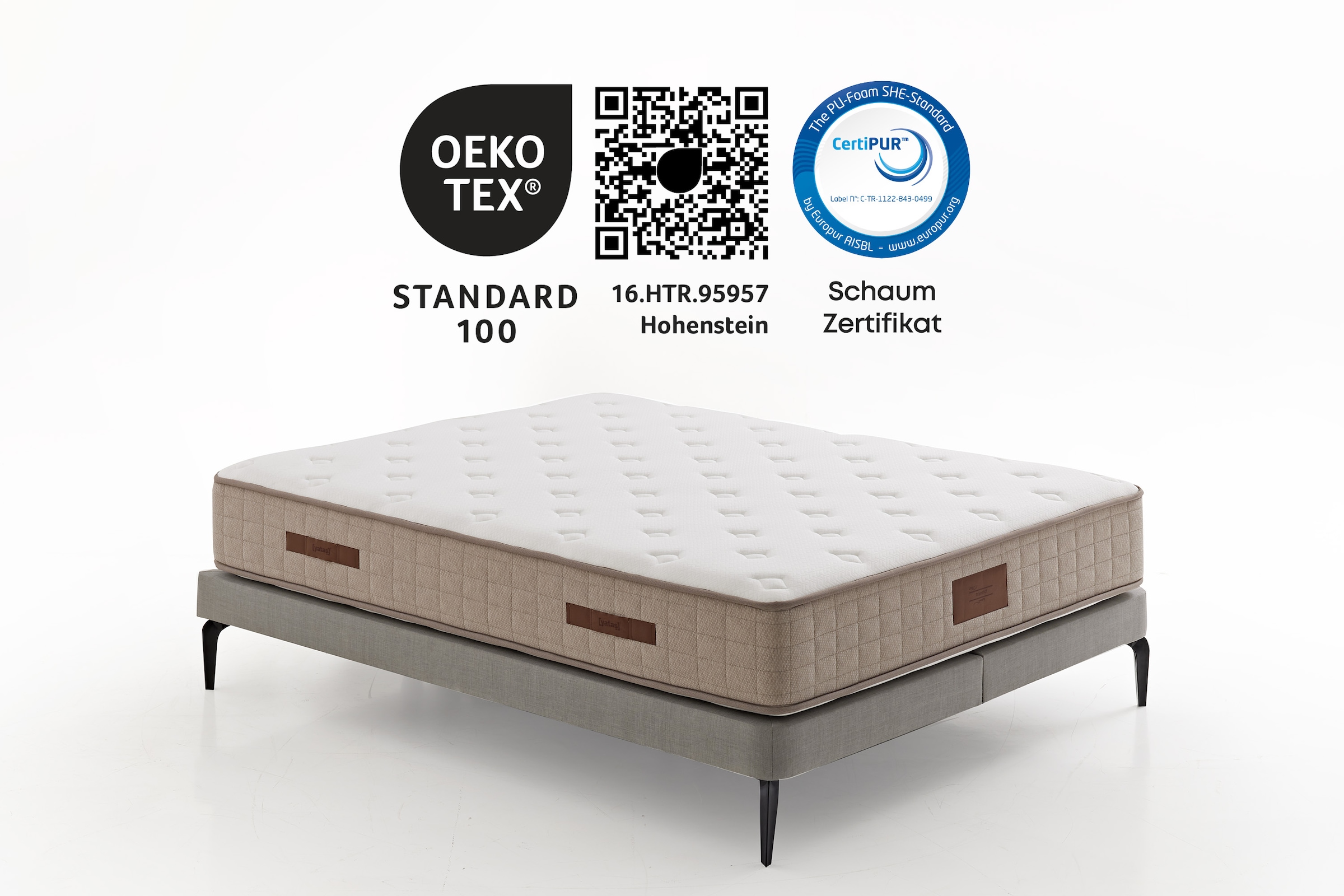 Yatas Bedding Taschenfederkernmatratze "Majestät Premium", 30 cm hoch, 416 günstig online kaufen