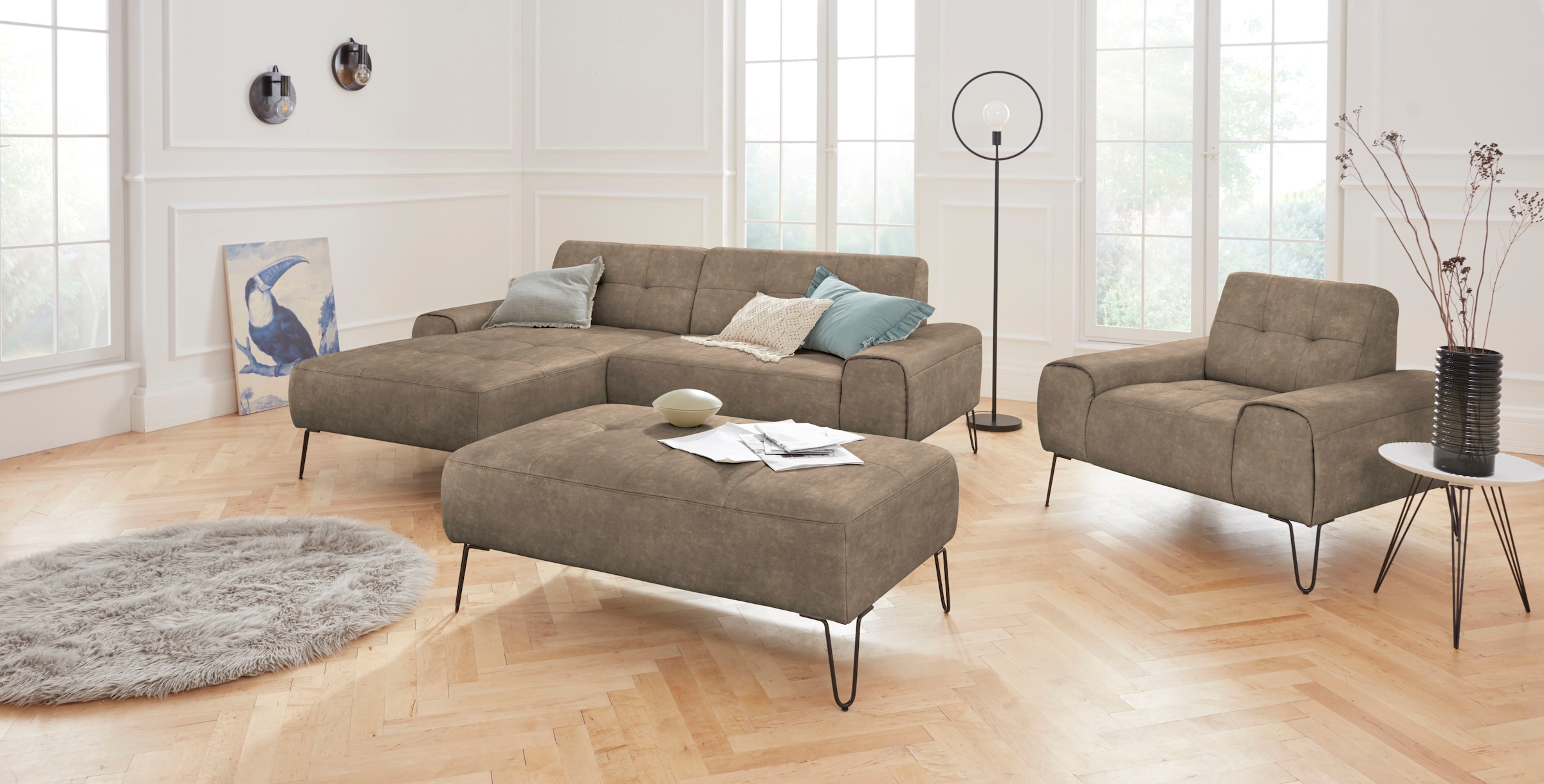 exxpo - sofa fashion Sessel »Taranto«