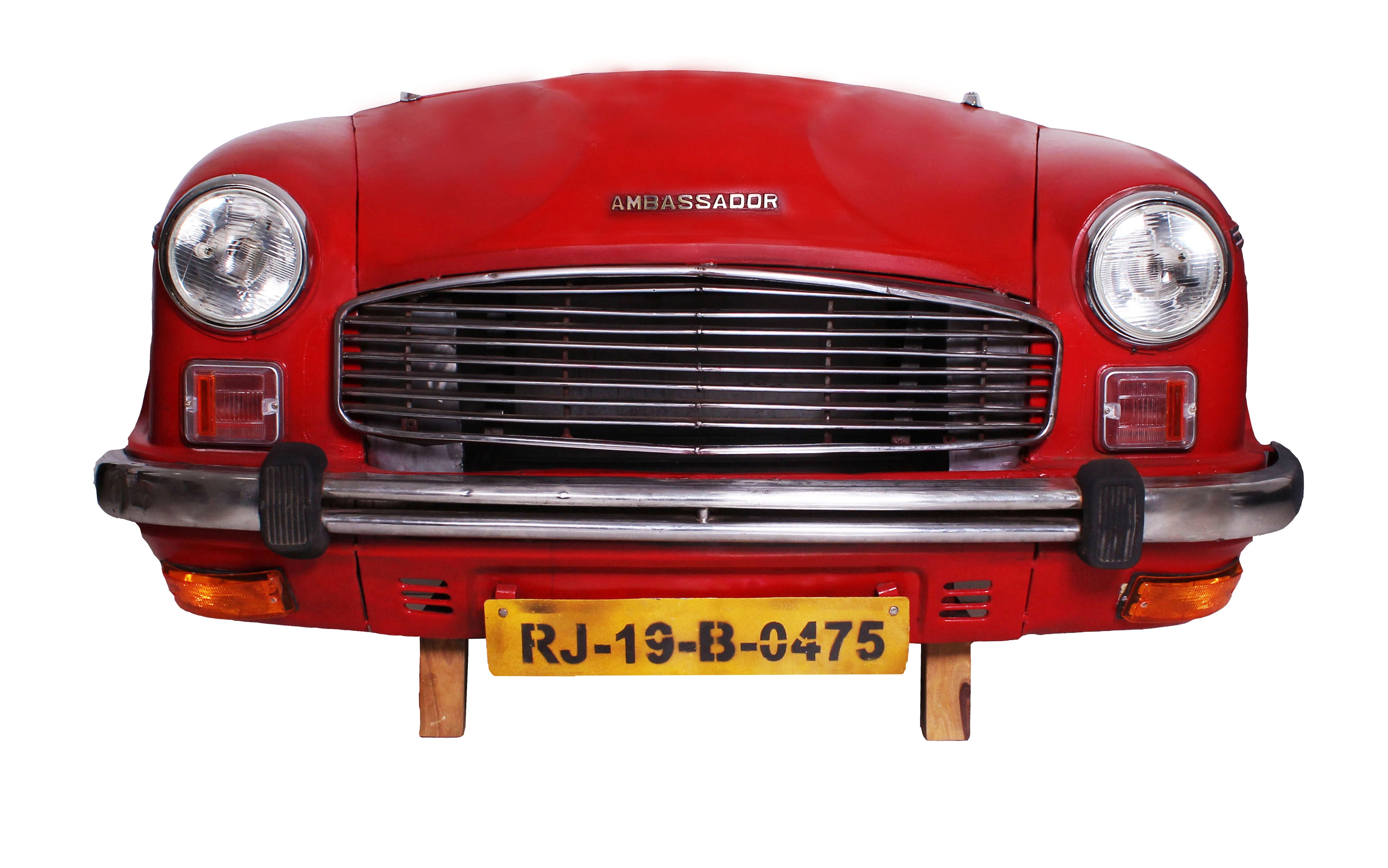SIT Möbelblende "Piran Carbecue aus recycelter Auto-Front mit Edelstahl-Gasgrill" 2 Stk. tlg. 3 Brenner, Piezozündung & 59 x 47,5 cm große Grillfläche