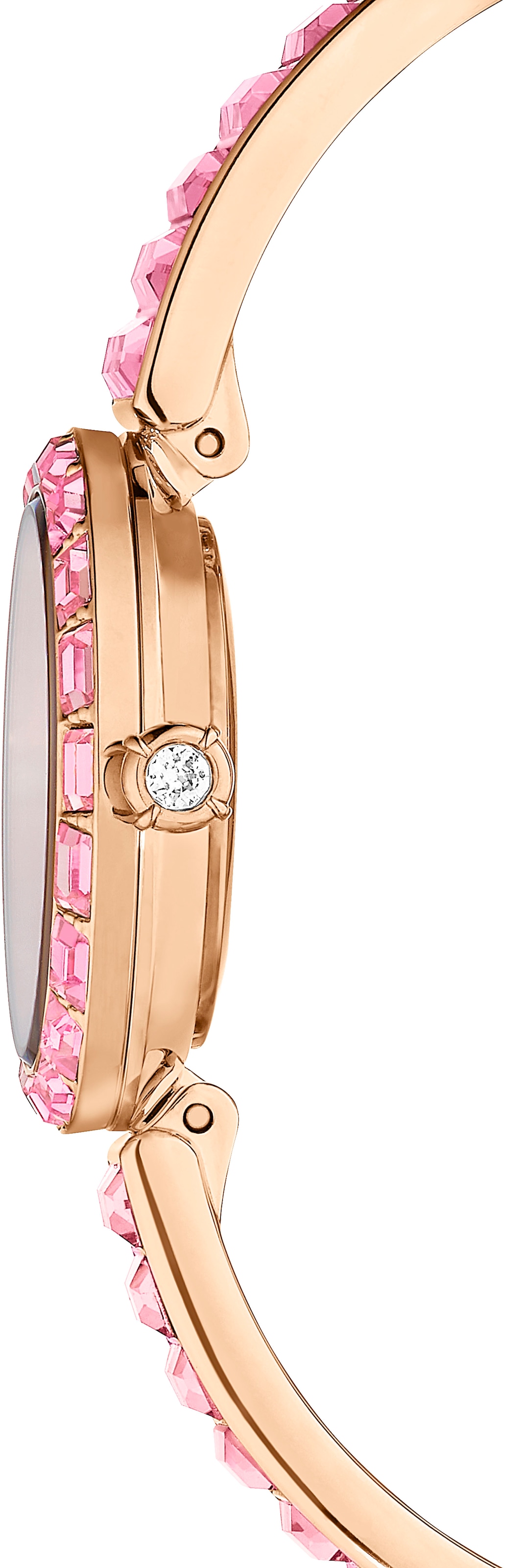 Swarovski Quarzuhr »MATRIX BANGLE«, Armbanduhr, Damenuhr, analog, Swarovski®-Kristalle, Swiss Made