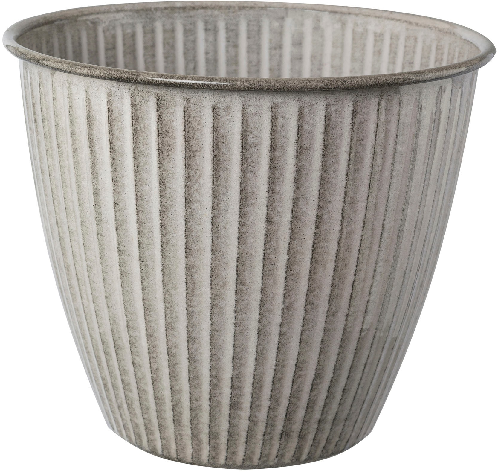 Creativ home Übertopf "Übertopf" mit Riffelstruktur günstig online kaufen