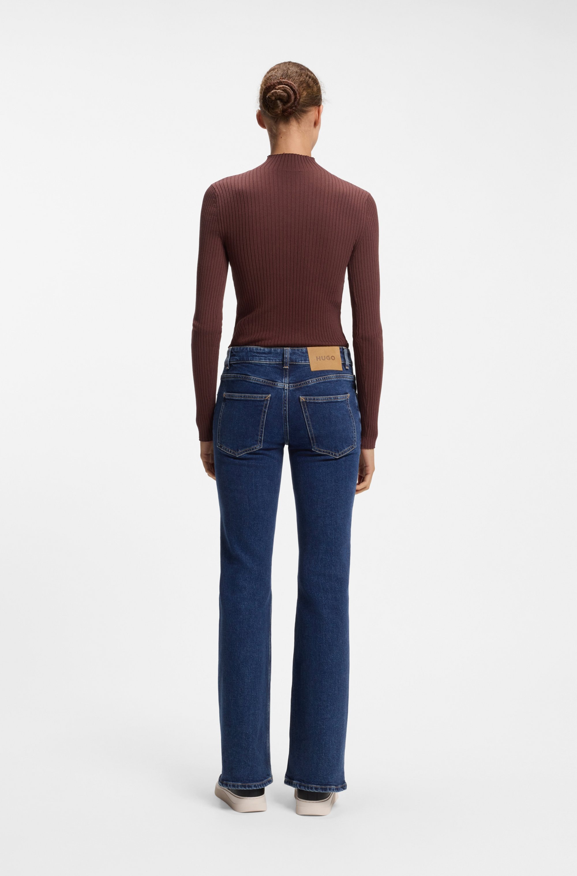 HUGO Bootcut-Jeans »Gelissa« aus weichem Stretch-Denim, Flared Fit