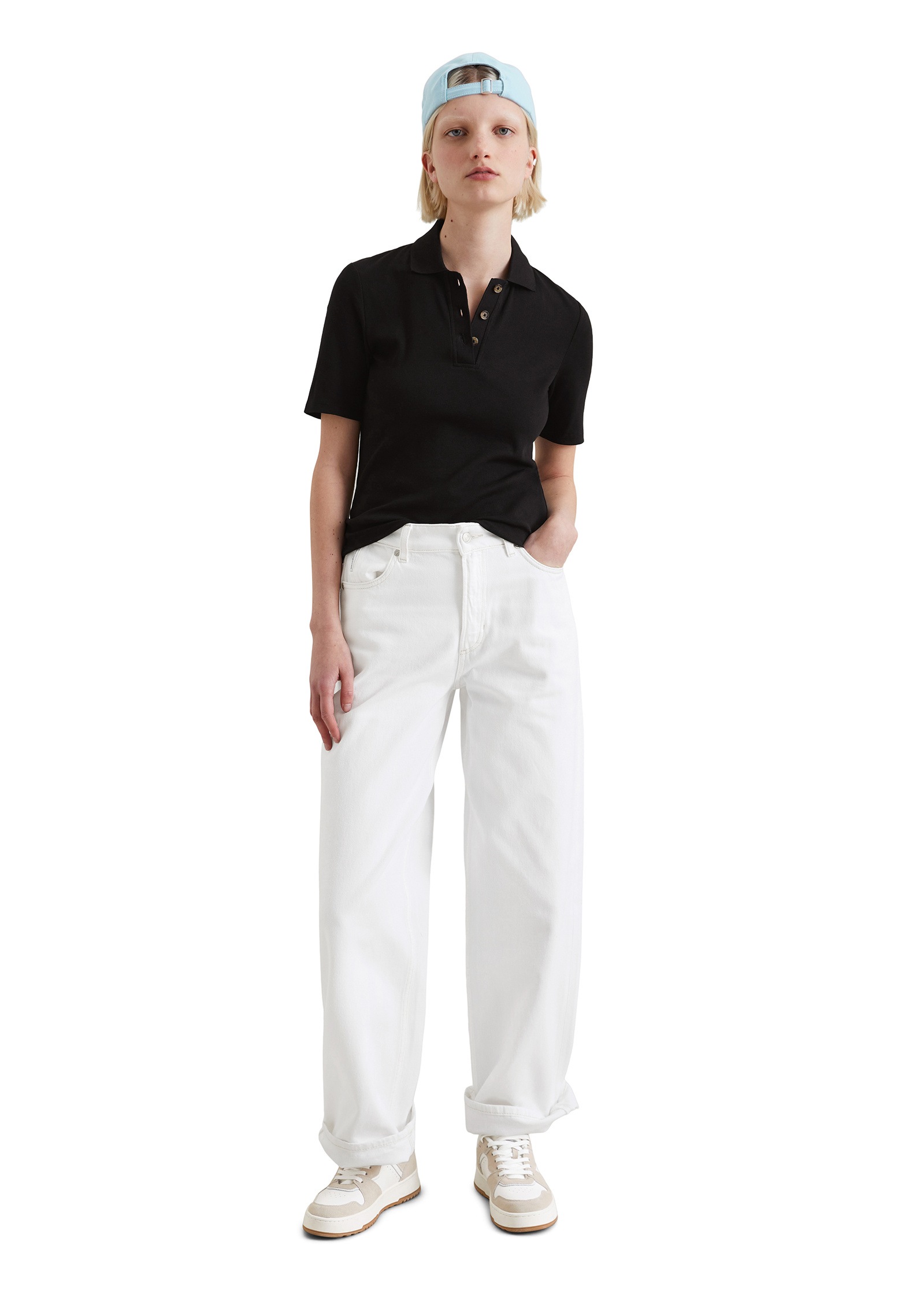 Marc O'Polo DENIM Poloshirt »aus softem Ripp-Jersey«