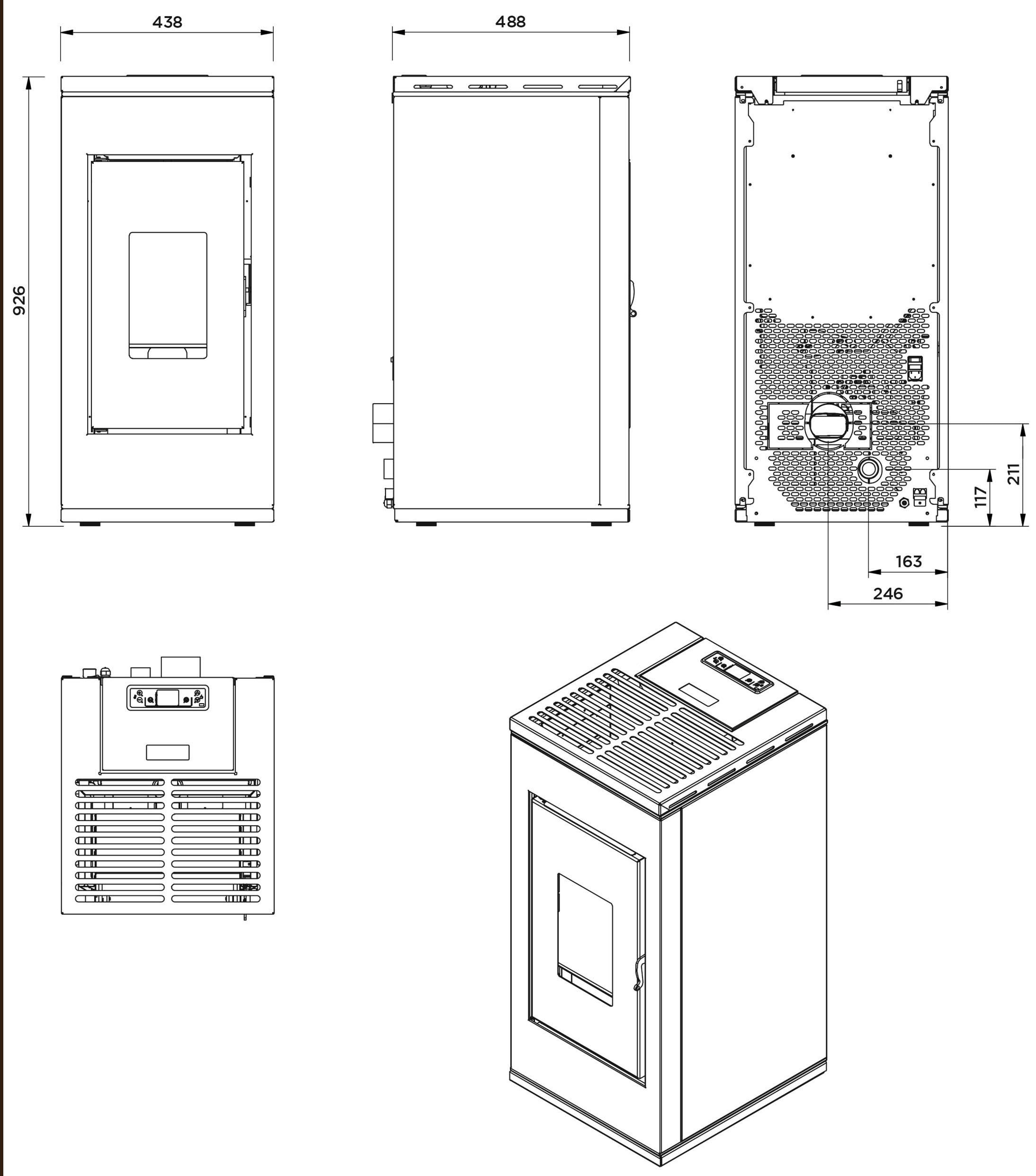 interstoves Pelletofen »J_olene 8«