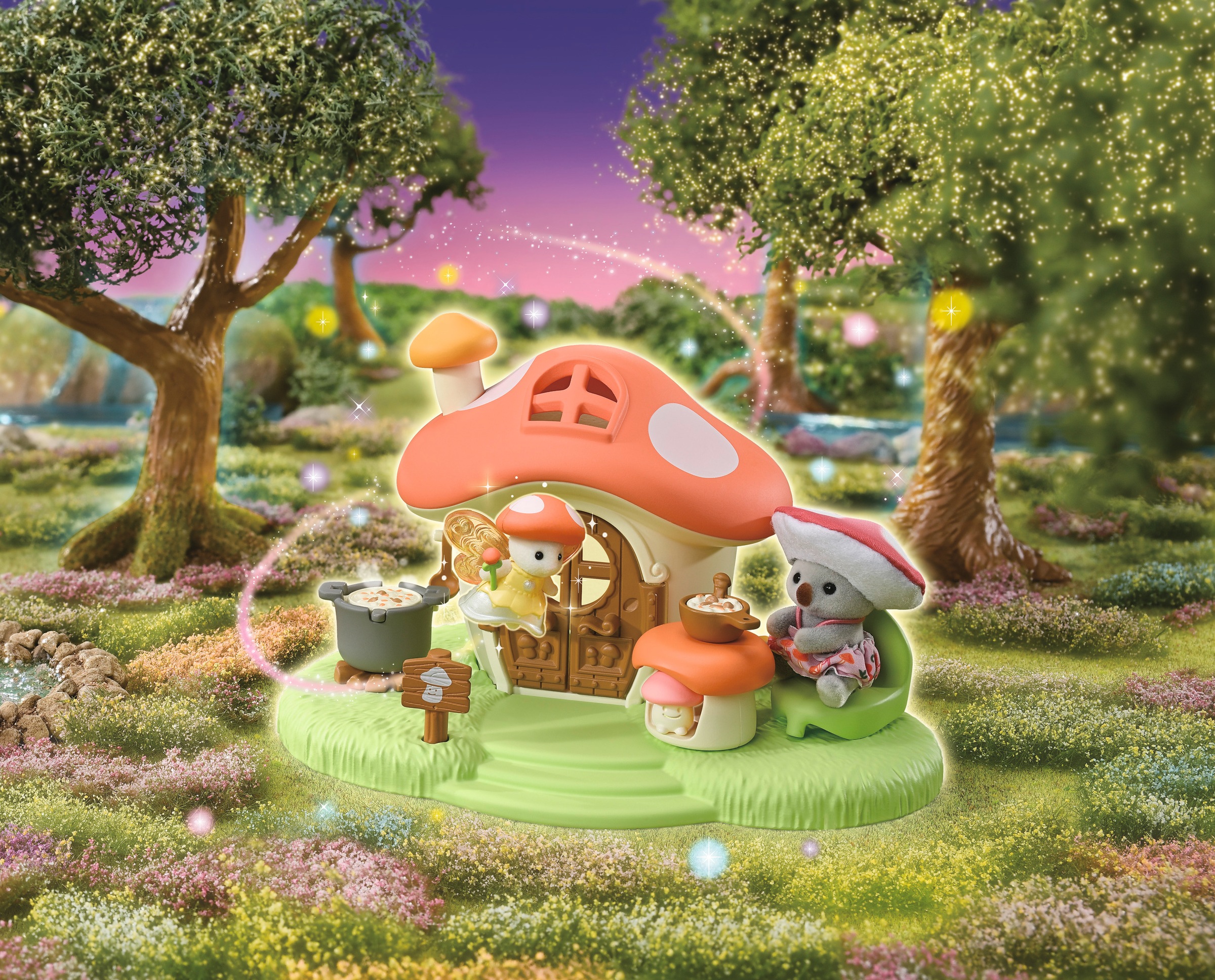 Sylvanian Families Spielwelt »Feen Pilzhaus mit Figuren«