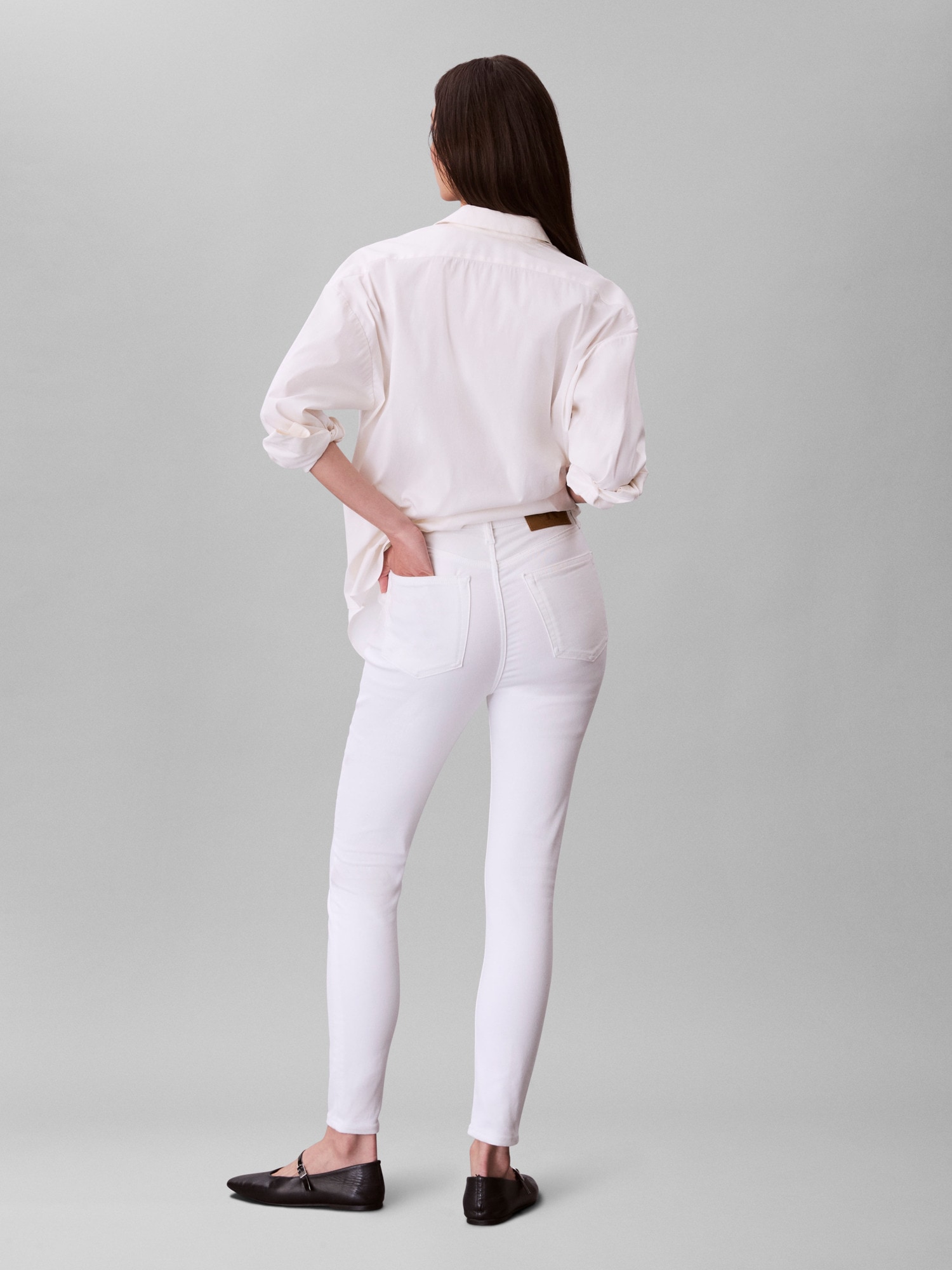 Calvin Klein Jeans Skinny-fit-Jeans »HGH RS SKNNY ANKL JN«, Mit Gürtelschlaufen