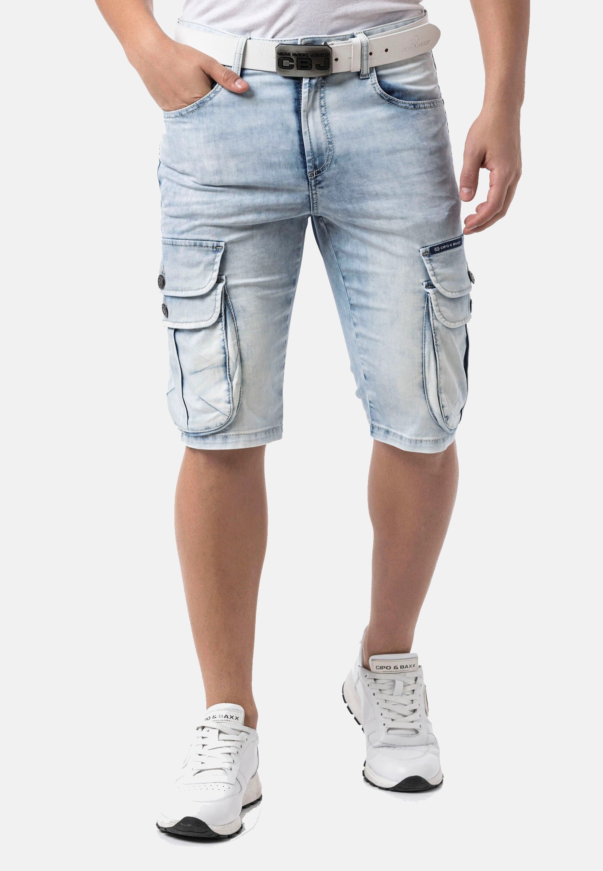 Cipo & Baxx Cargohose "CK306" Mit praktischen Cargotaschen