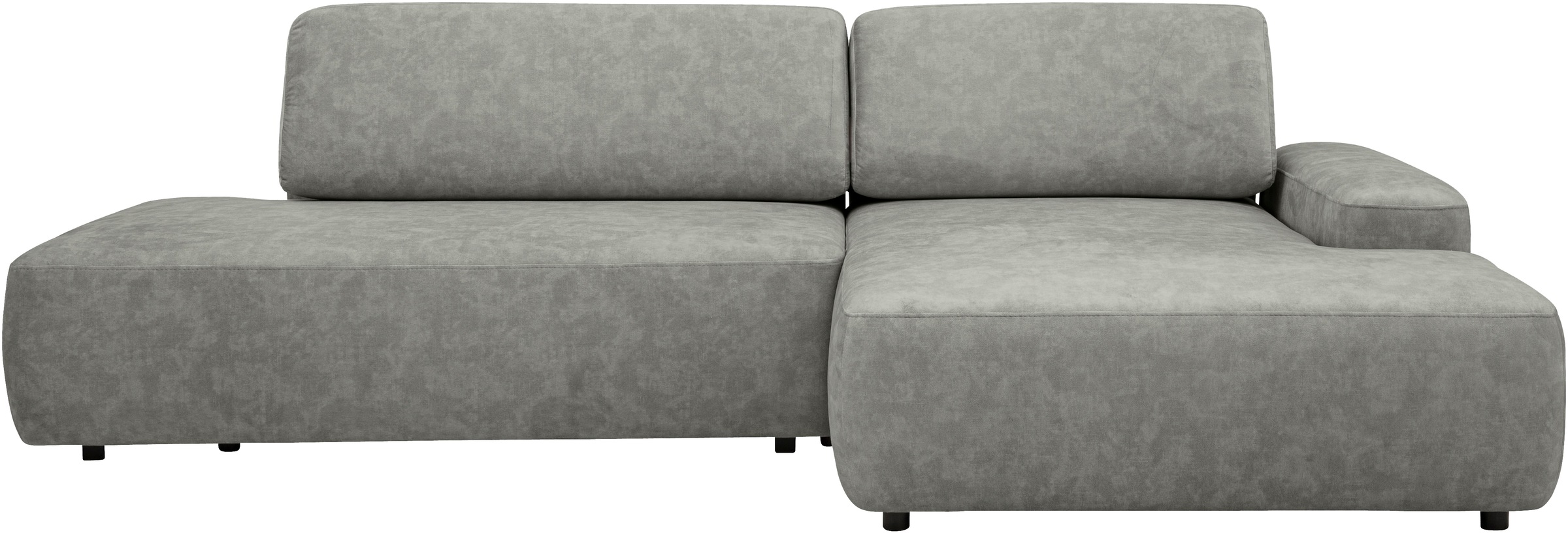 INOSIGN Ecksofa »TORGE, Schlafsofa Cord, Samtvelours u. Strukur fein, Couch in L-Form«, Schlaffunktion und Bettkasten, Liegefläche: 210x125 cm, neues Design