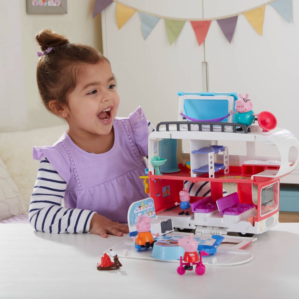 Hasbro Spielzeug-Auto »Peppa Pig, Wohnmobil von Familie Wutz«