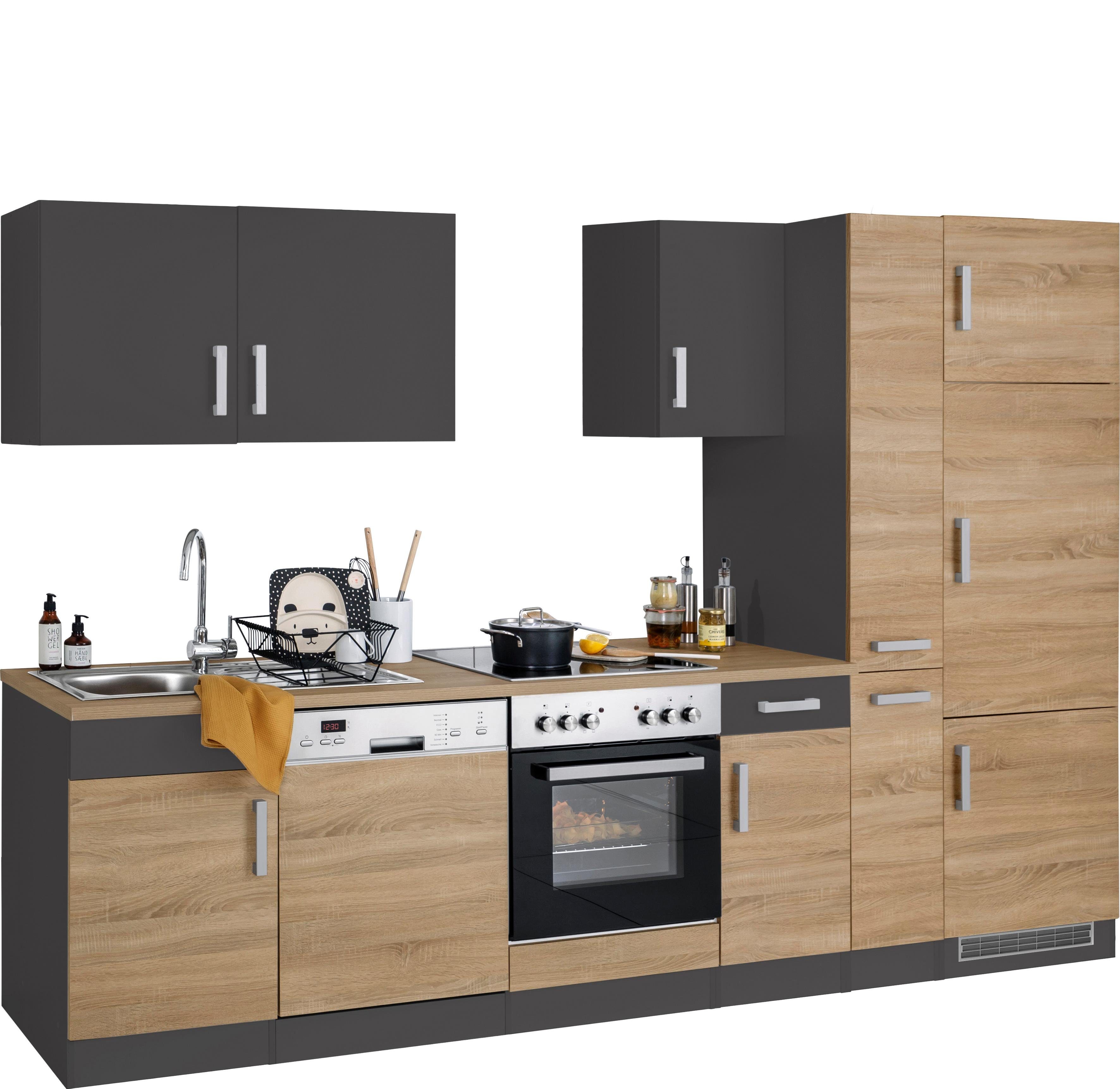 Thumbnail - KOCHSTATION Küchenzeile "KS-Gera" Breite 300 cm, wahlweise mit E-Geräten, mit Arbeitsplatte