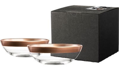 Eisch Teller »KAYA COPPER«, (1 St.), im Geschenkkarton, zum stilvollen  Servieren, Ø 28 cm | BAUR