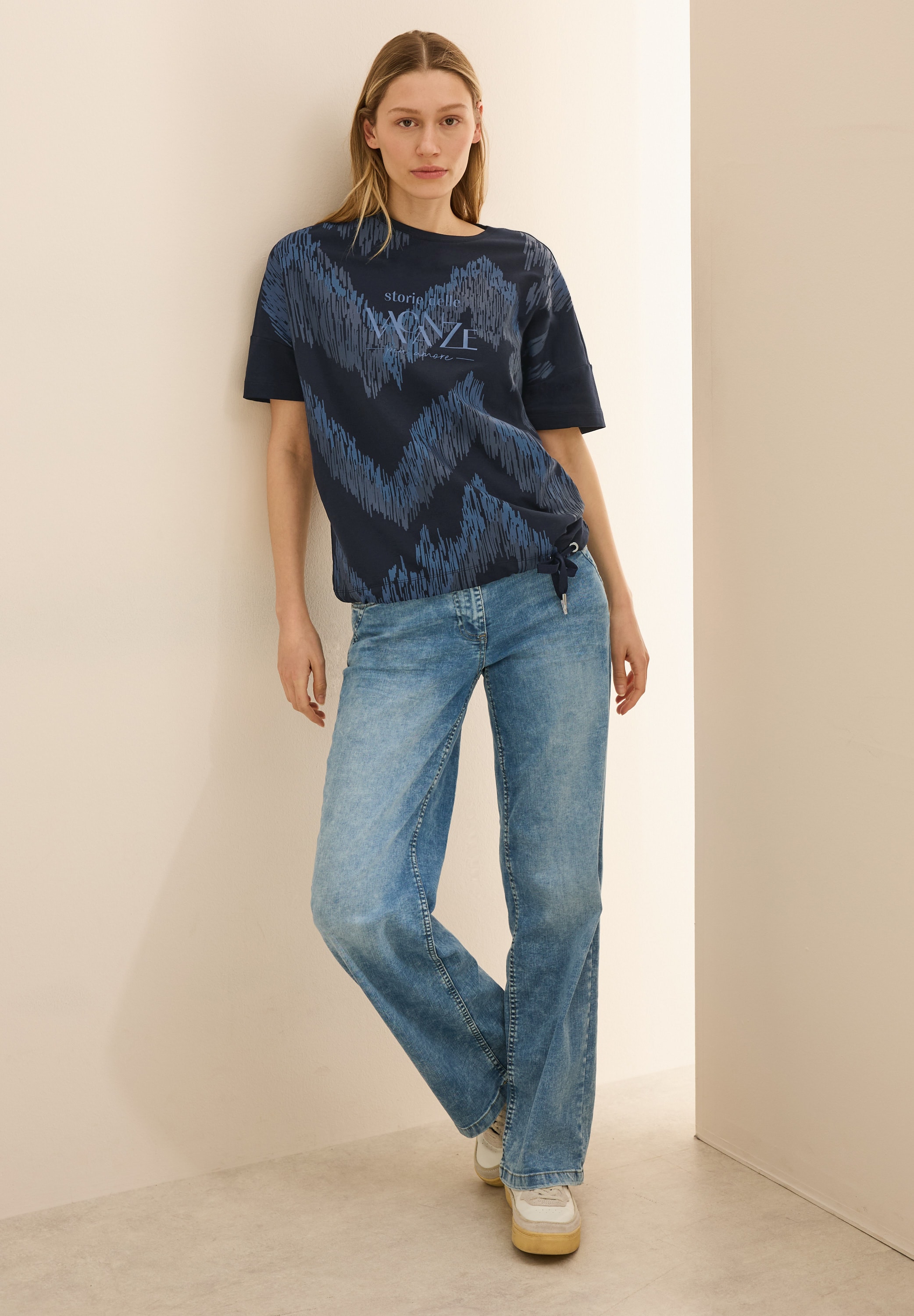 Cecil Print-Shirt, mit Wording