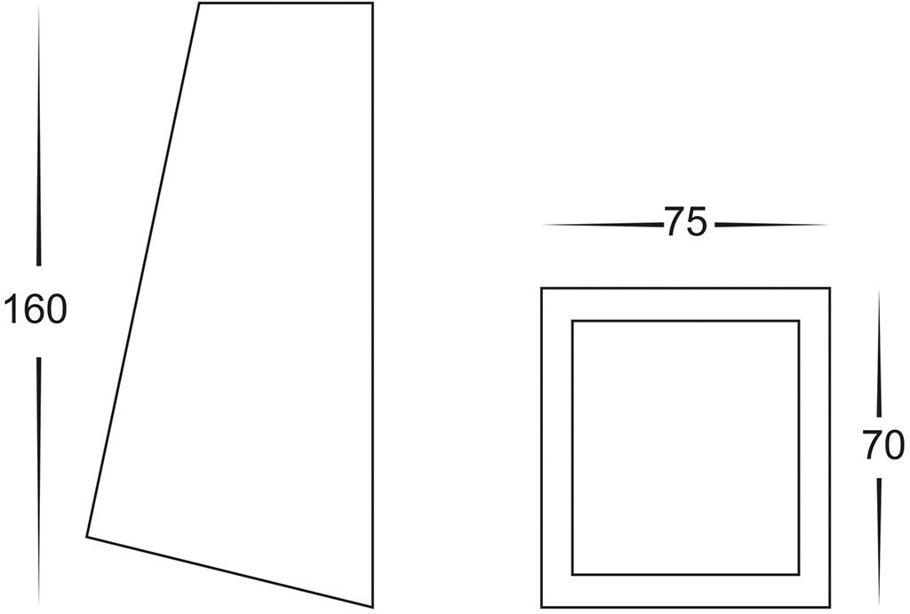 Havit Lighting LED Wandleuchte »TAPER«, 1 flammig, Leuchtmittel GU10 | Leuchtmittel wechselbar