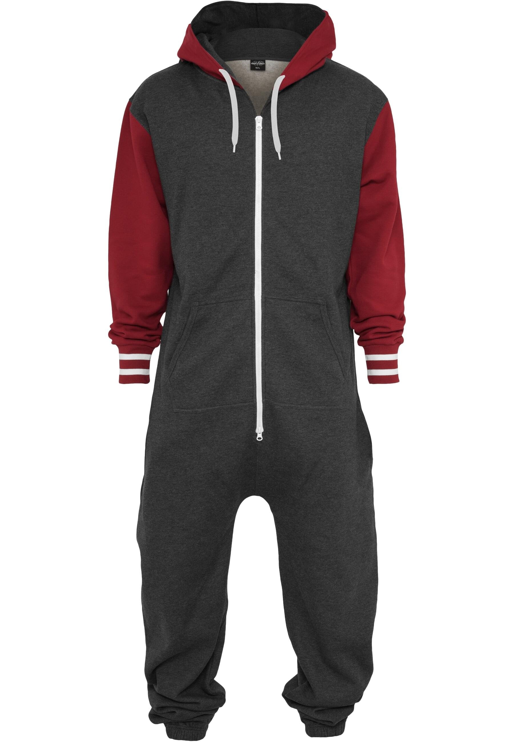 URBAN CLASSICS Jumpsuit »Urban Classics Herren College Sweat Jumpsuit«, (1 tlg.)