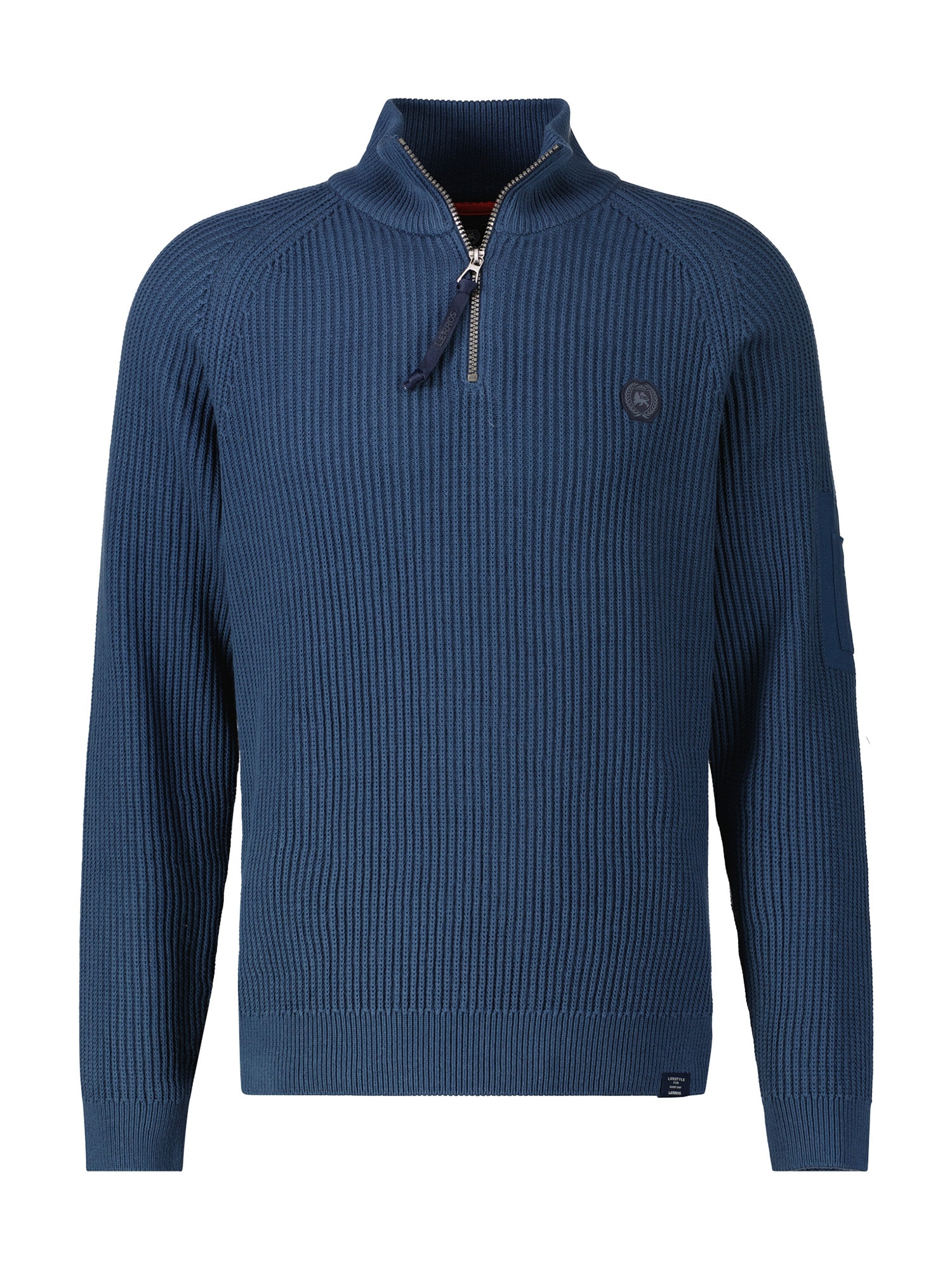 LERROS Strickpullover "LERROS Troyer, Fishermanstyle"