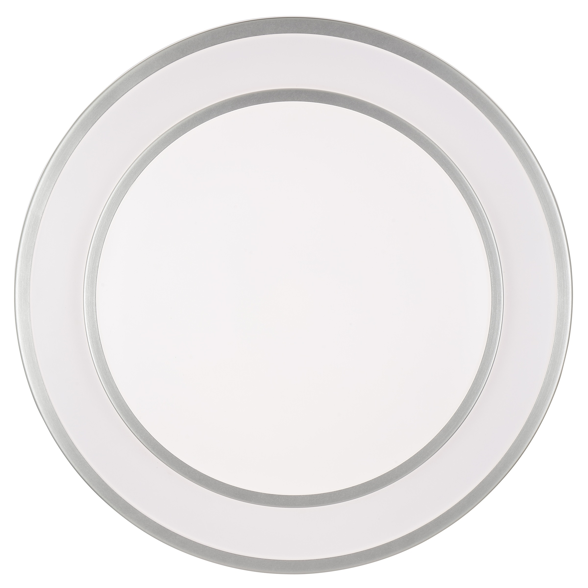 Brilliant LED Deckenleuchte »Luciano« LED-Modul 1 Stk. Neutralweiß Ø 40 cm x 8 cm, 2160 lm, 4000 K, EEC A, aluminiumfarben/weiß