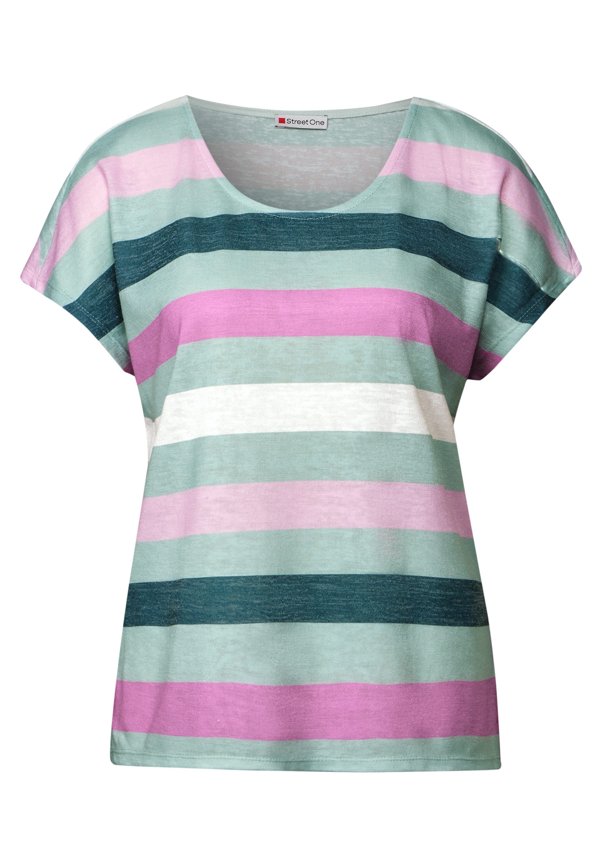 STREET ONE Shirttop, mit Streifenmuster