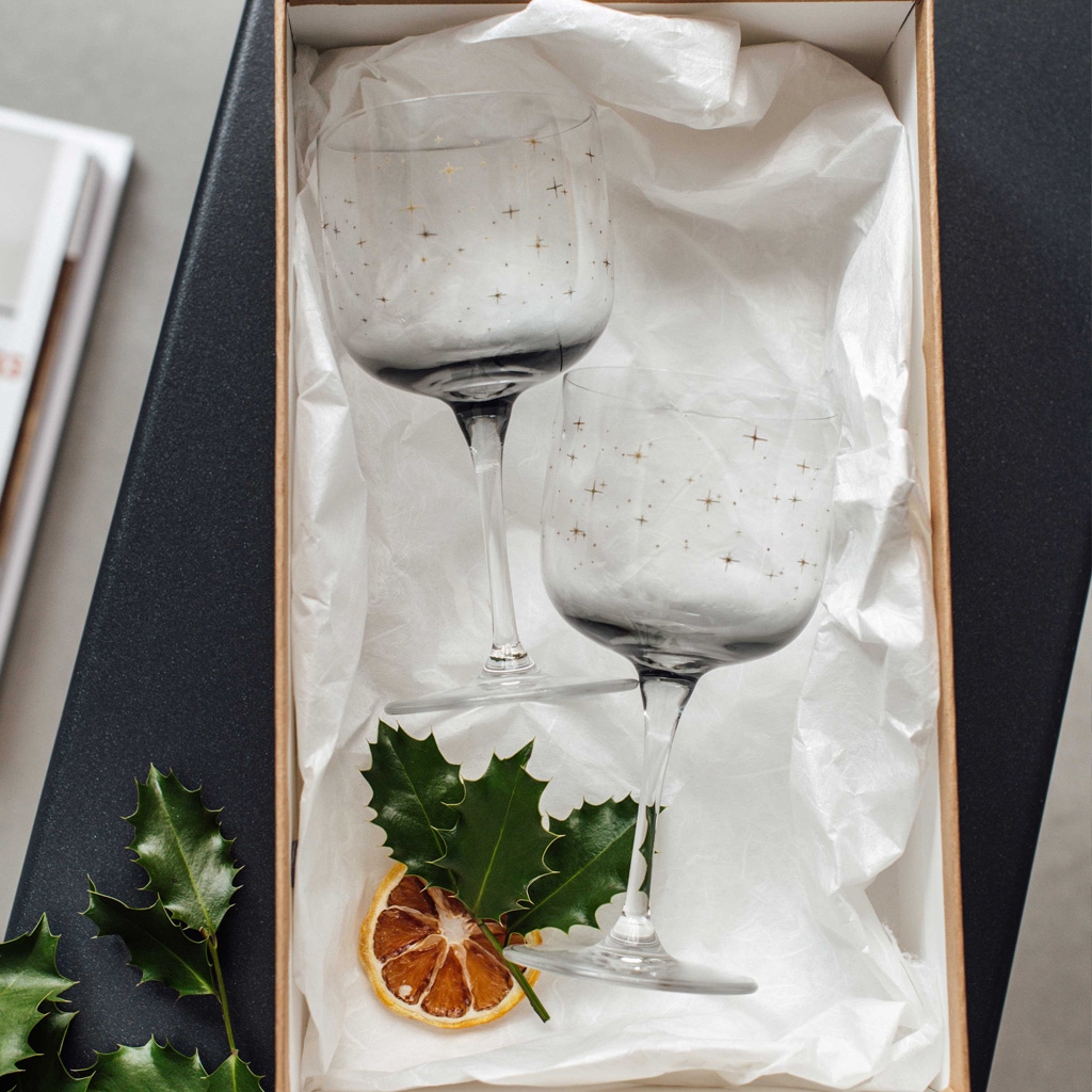 like. by Villeroy & Boch Weißweinglas »Weingläser Winter Glow 270 ml 6er Set grau«