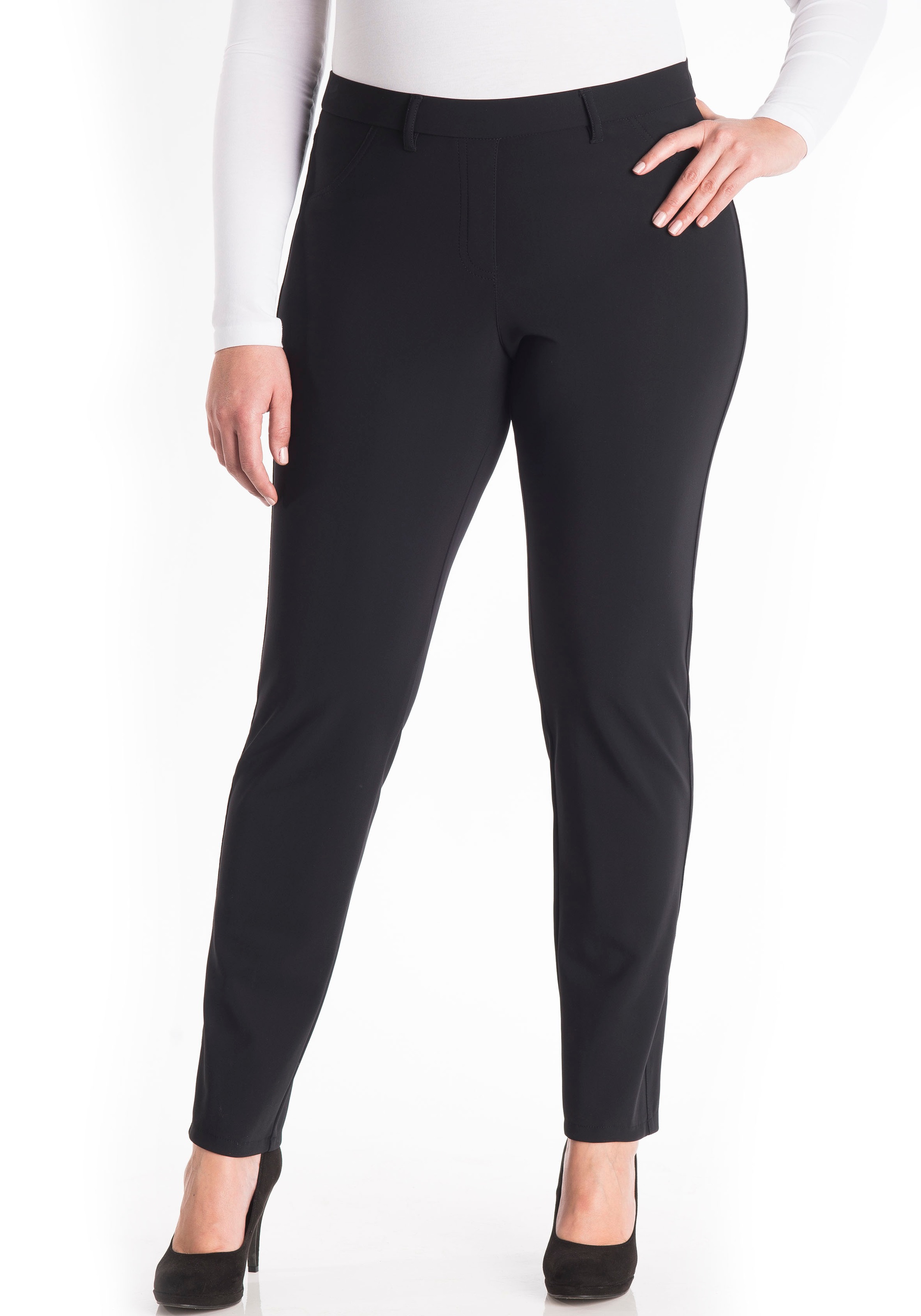 KjBRAND Jeggings "Jenny", Im edlen Techno Jersey, Bi-Stretch, reduzierte Fa günstig online kaufen