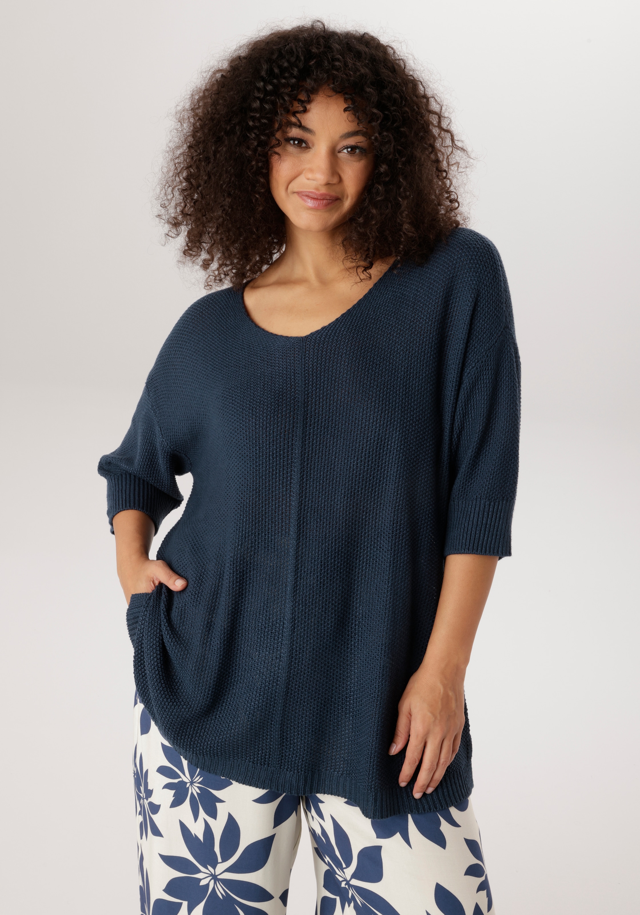 Aniston PLUS Strickpullover mit tollem Strickmuster