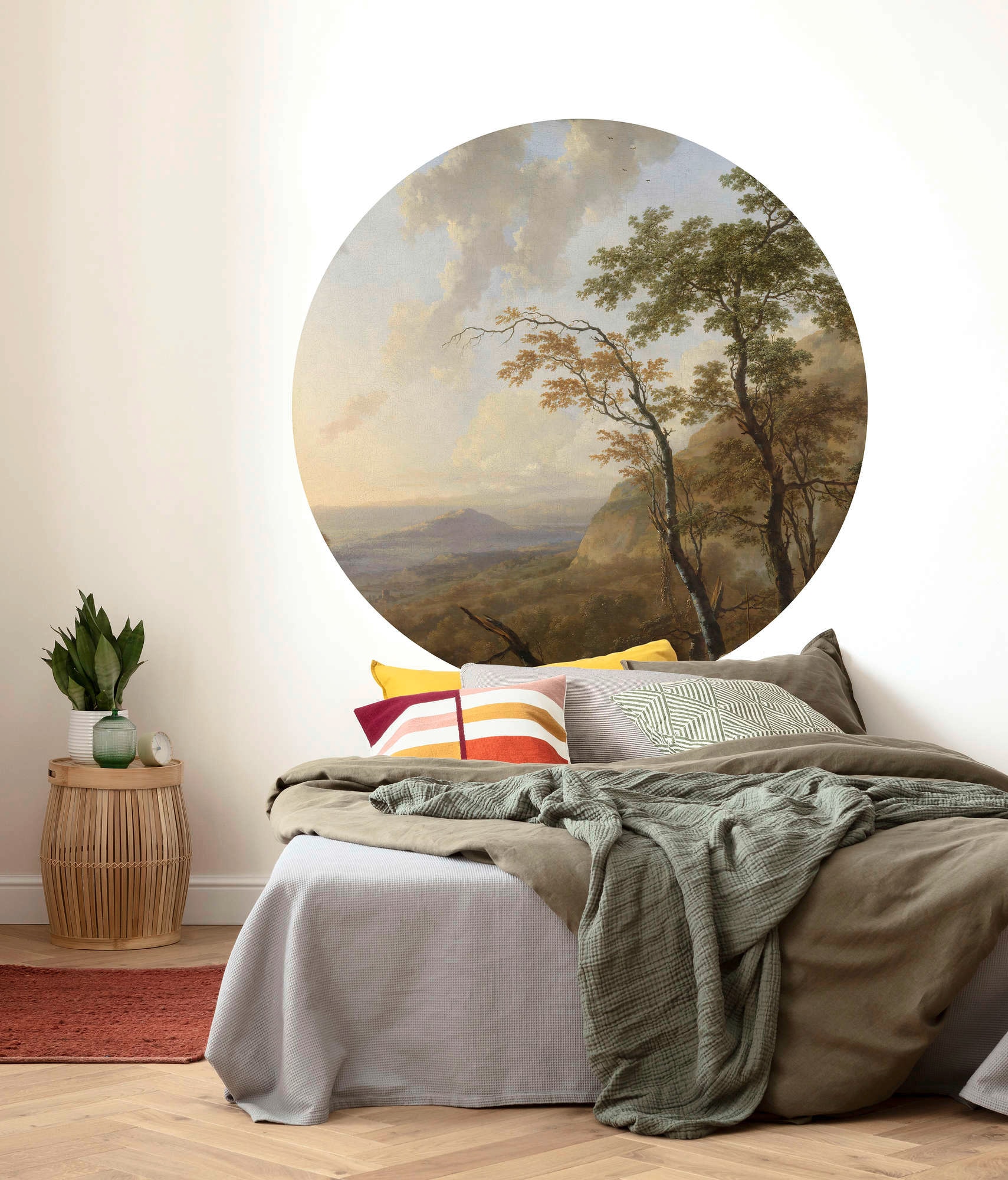 Komar Vliestapete »Vlies selbstklebend - Horizon - Größe 125 x 125 cm«, bedruckt, Wohnzimmer, Schlafzimmer