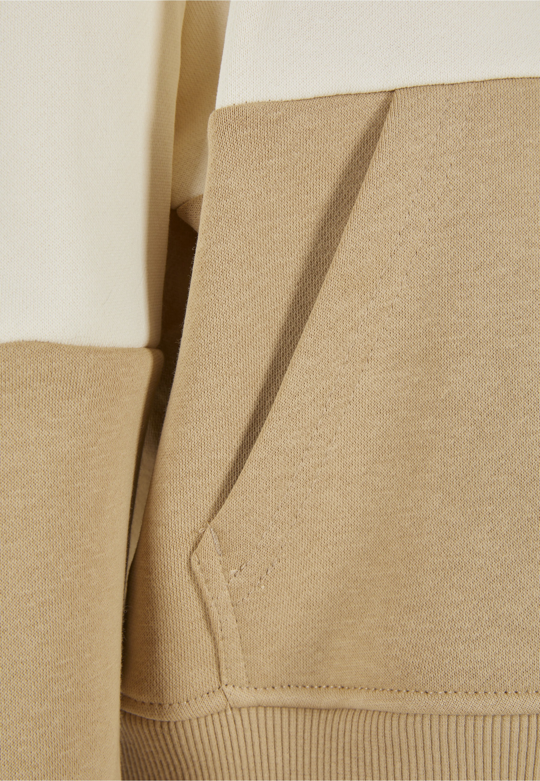 URBAN CLASSICS Kapuzenpullover »Urban Classics Damen Girls Oversized 3-Tone Hoody« 1 Stk.