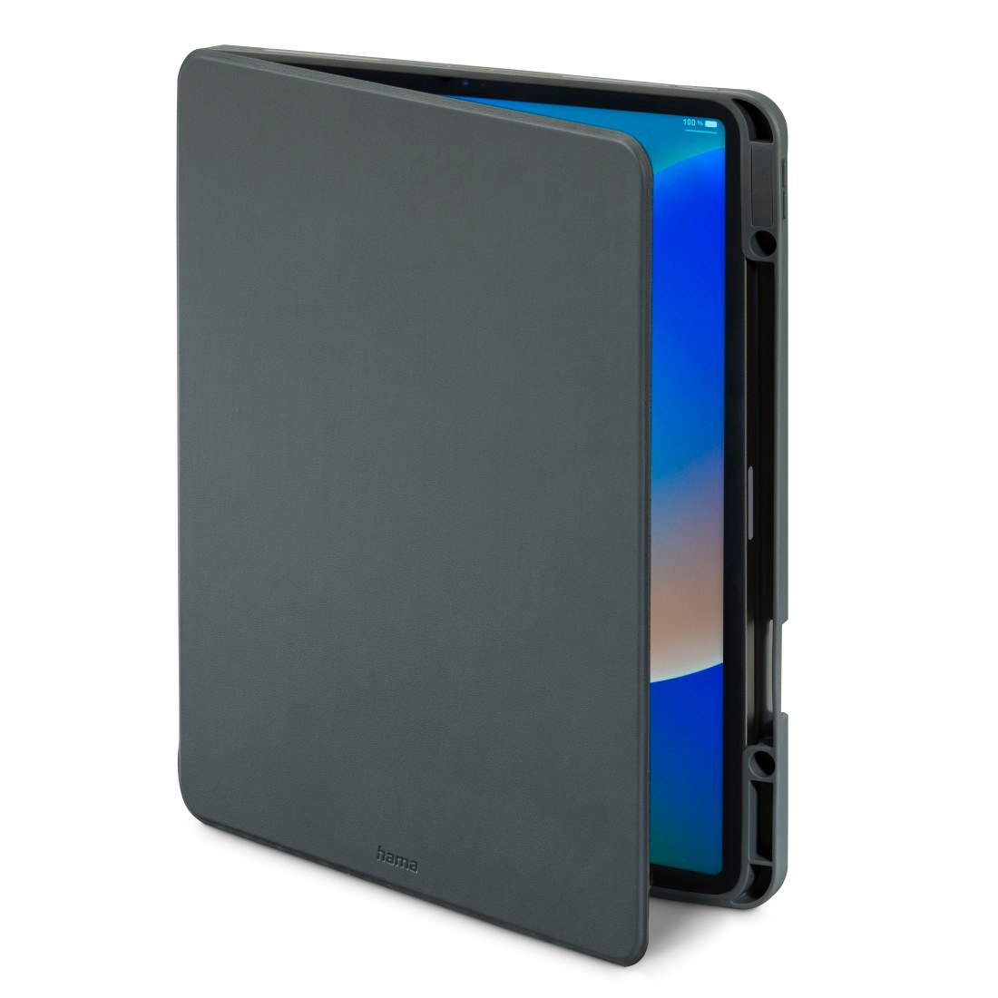 Hama Tablettasche »Tabletschutzhülle für Apple iPad Pro 13" (2024), Grau«, mit Standfunktion, Deckel abnehmbar