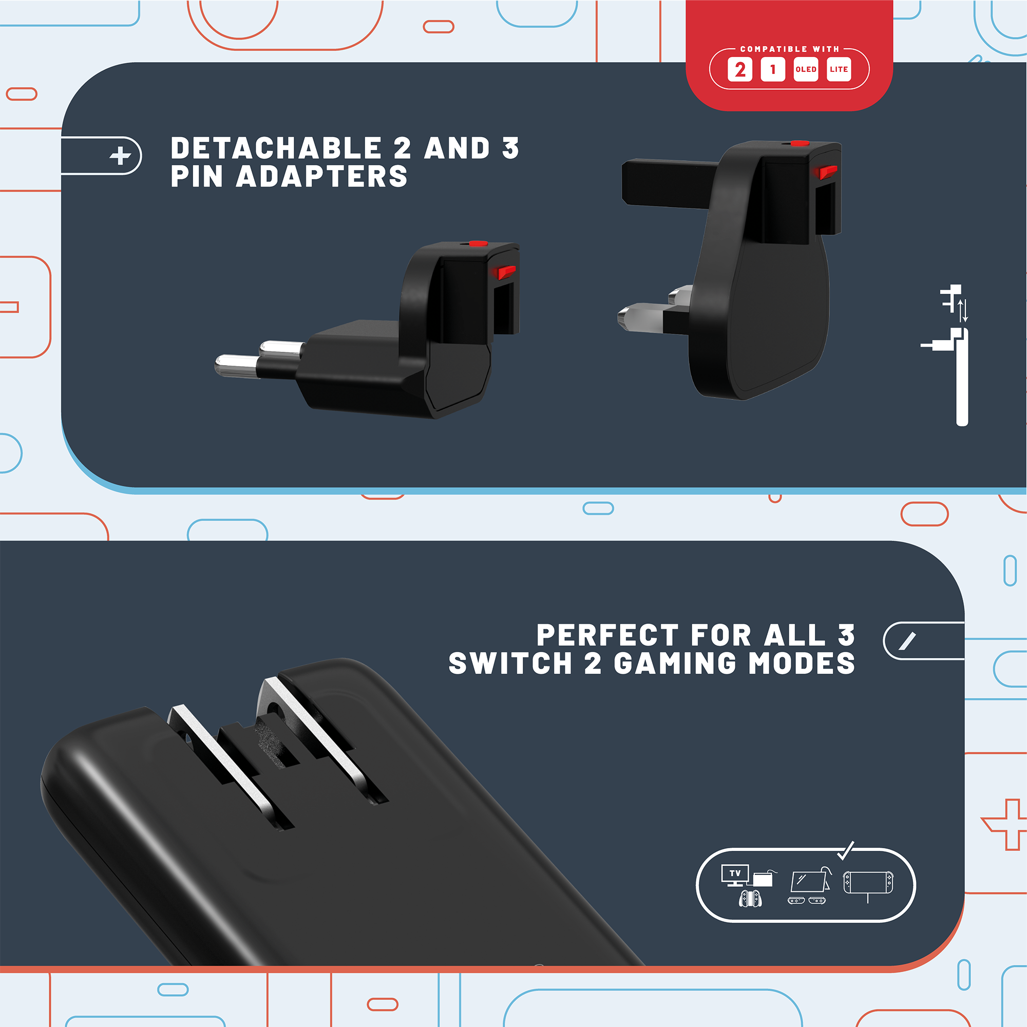 Stealth USB-Ladegerät »Flaches Reisenetzteil / AC-Adapter (65W 2x USB-C Ports)«
