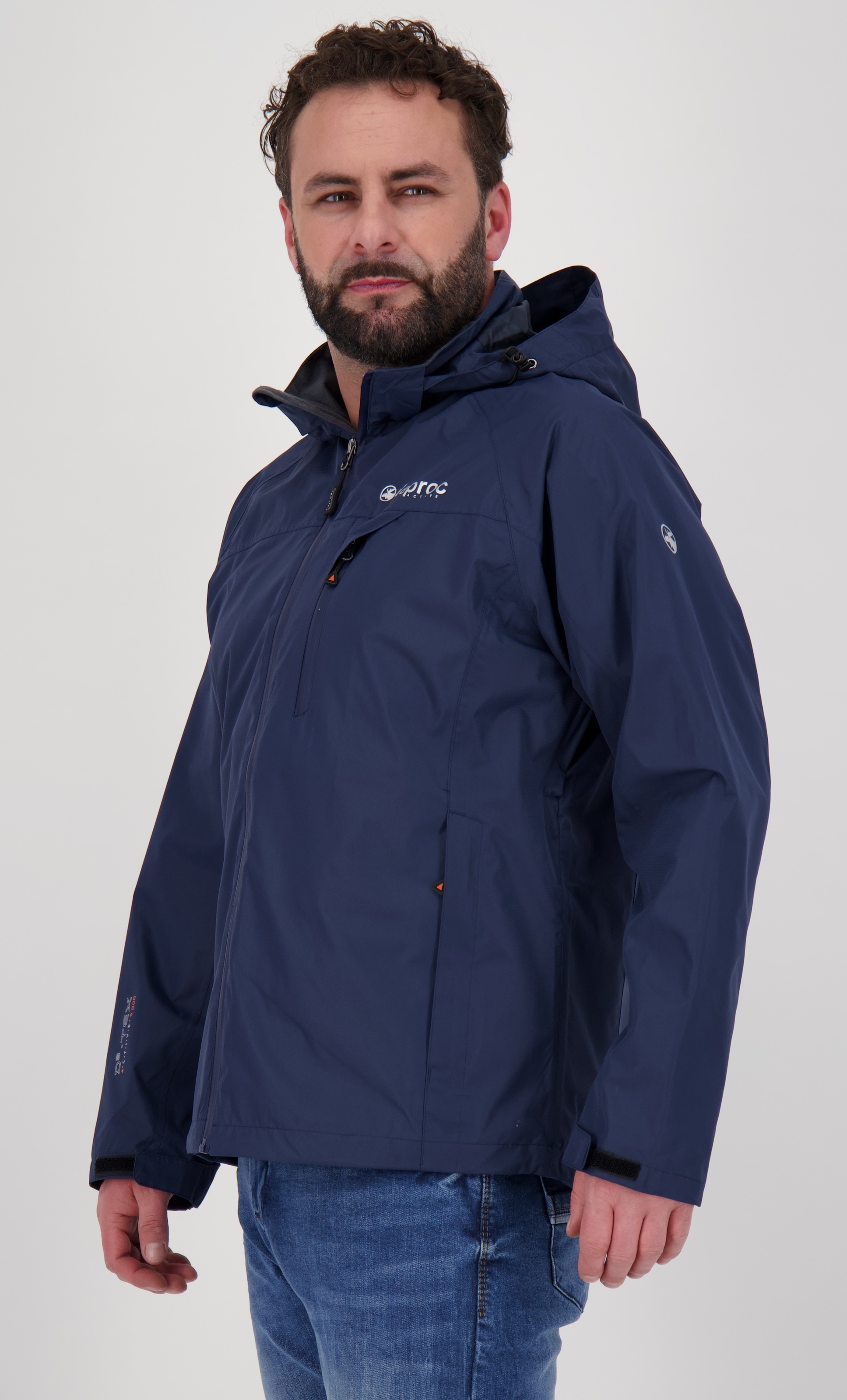 DEPROC Active Regenjacke "DURELL MEN", auch in Großen Größen erhältlich günstig online kaufen
