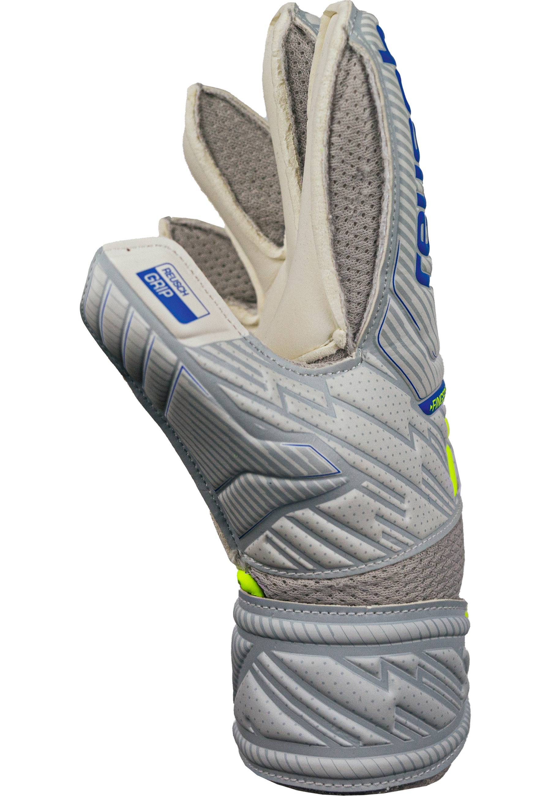 Reusch Torwarthandschuhe »Attrakt Grip Finger Junior«, für alle Spielfeldoberflächen
