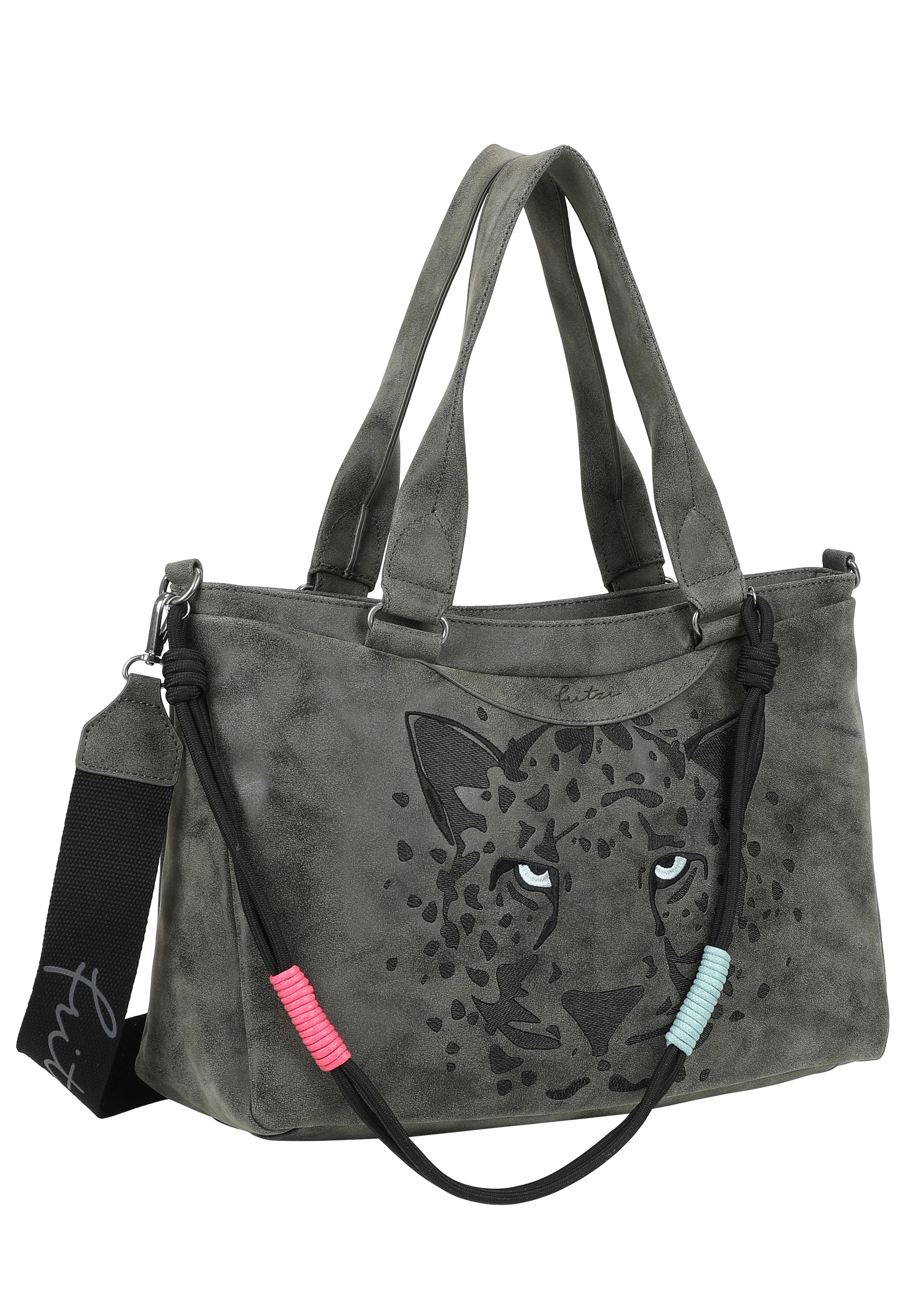 Fritzi aus Preußen Henkeltasche "Black Panther", mit liebevoll gestallteter günstig online kaufen
