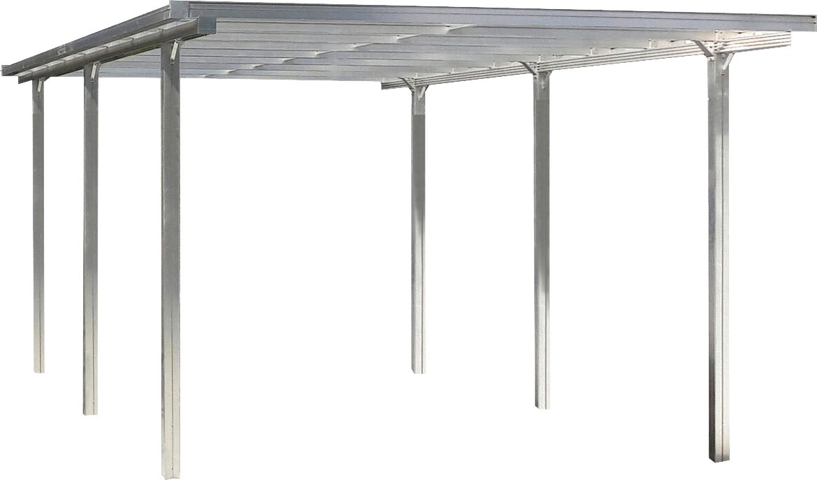 Beckmann Einzelcarport "CPTW", Aluminium, 270 cm, Reinweiß