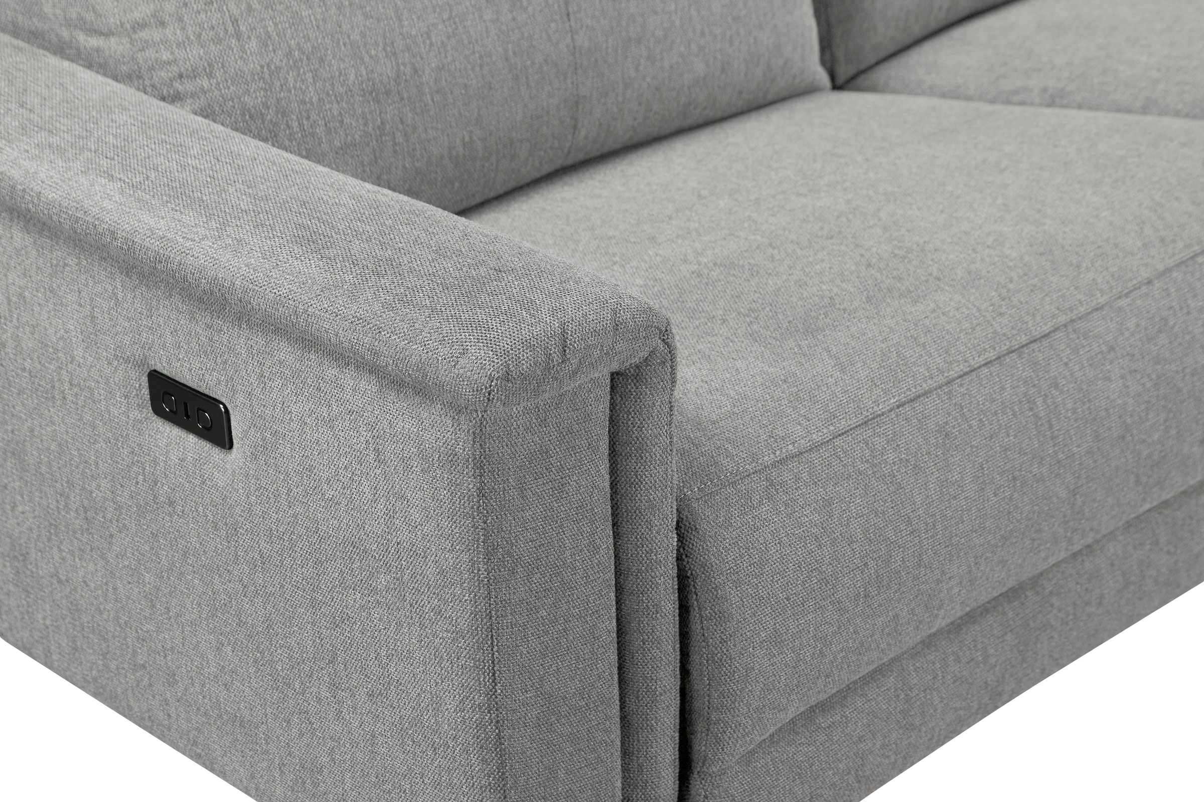 Places of Style Ecksofa Lund, mit man. o. elektr. Relaxfunktion und USB/ Kopfteilverstellung