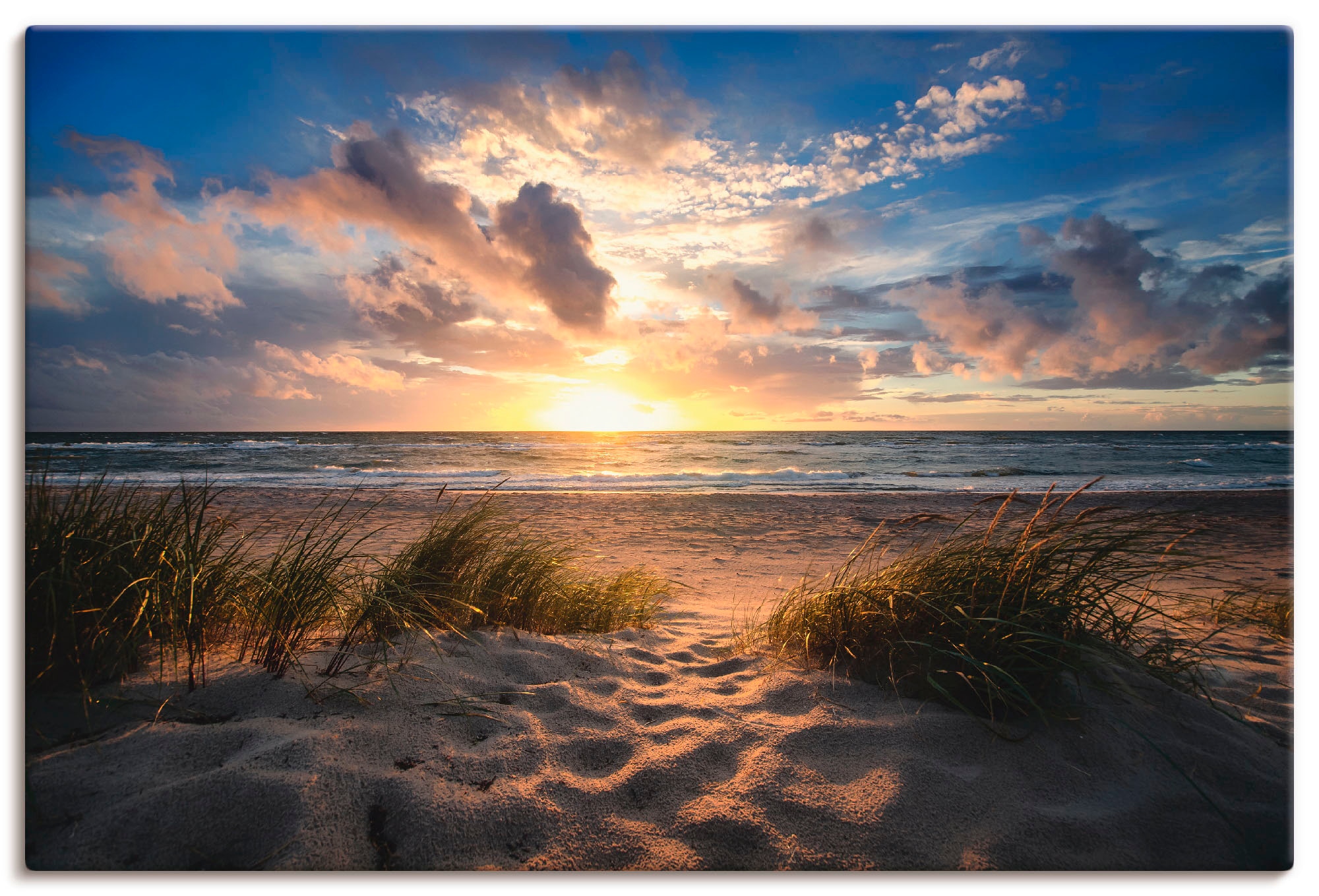 Artland Wandbild "Ostseestrand" Strand 1 Stk. tlg. als Leinwandbild, Poster günstig online kaufen