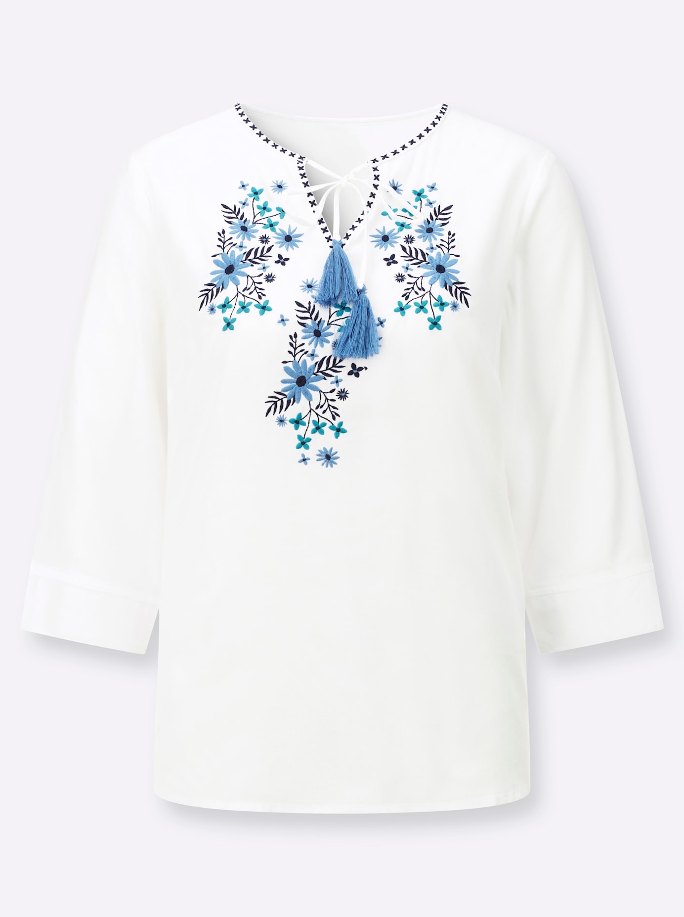 Inspirationen Longbluse