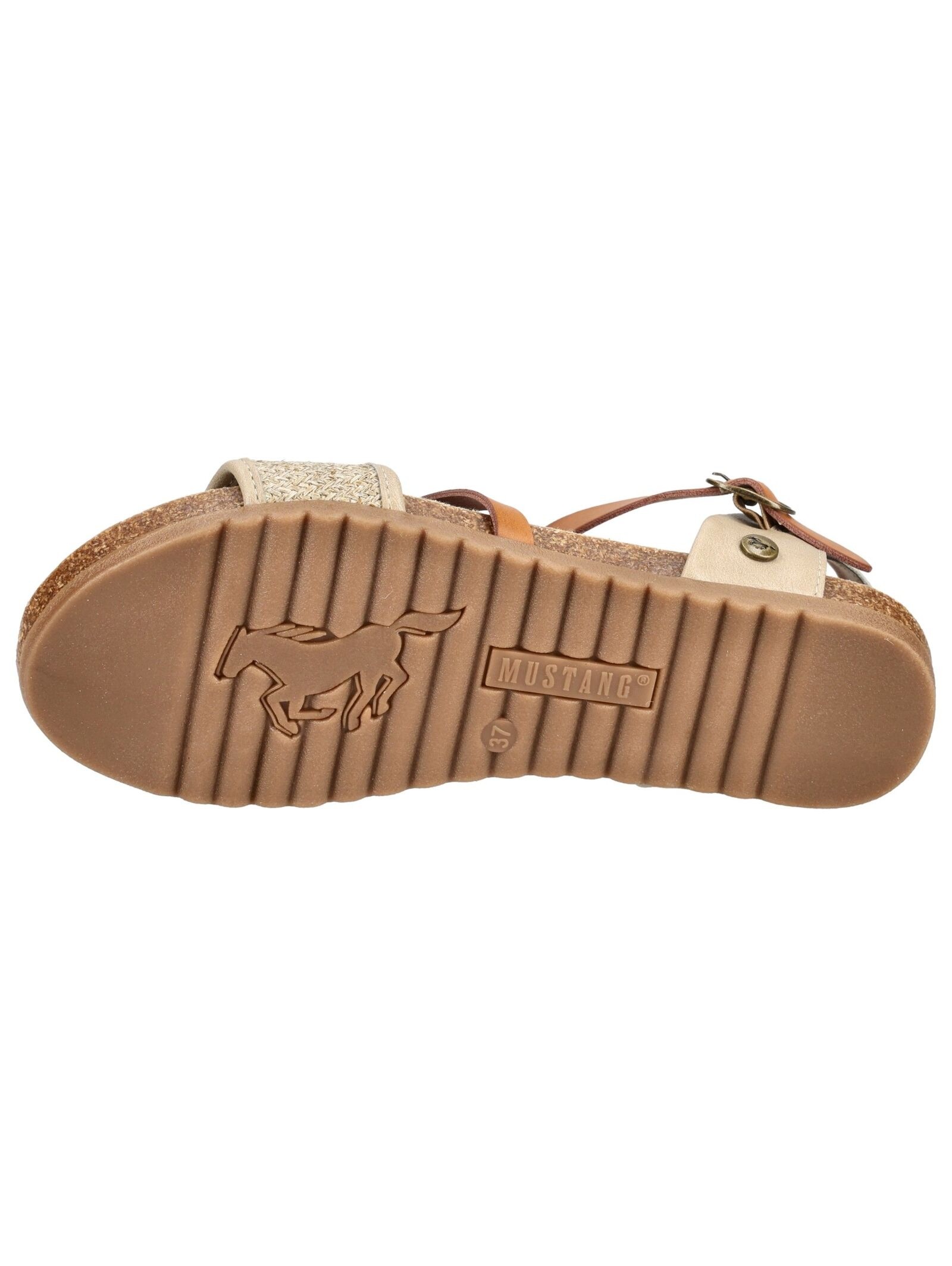Mustang Shoes Riemchensandale »Mustang Shoes Sandalen Lederimitat/Textil«