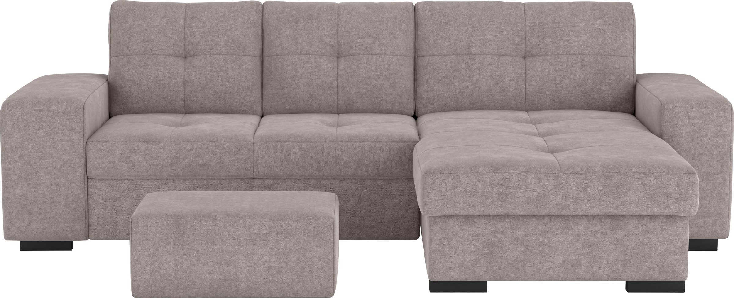 COTTA Ecksofa "Mattina L-Form", mit Hocker, wahlweise mit Bettfunktion & Be günstig online kaufen