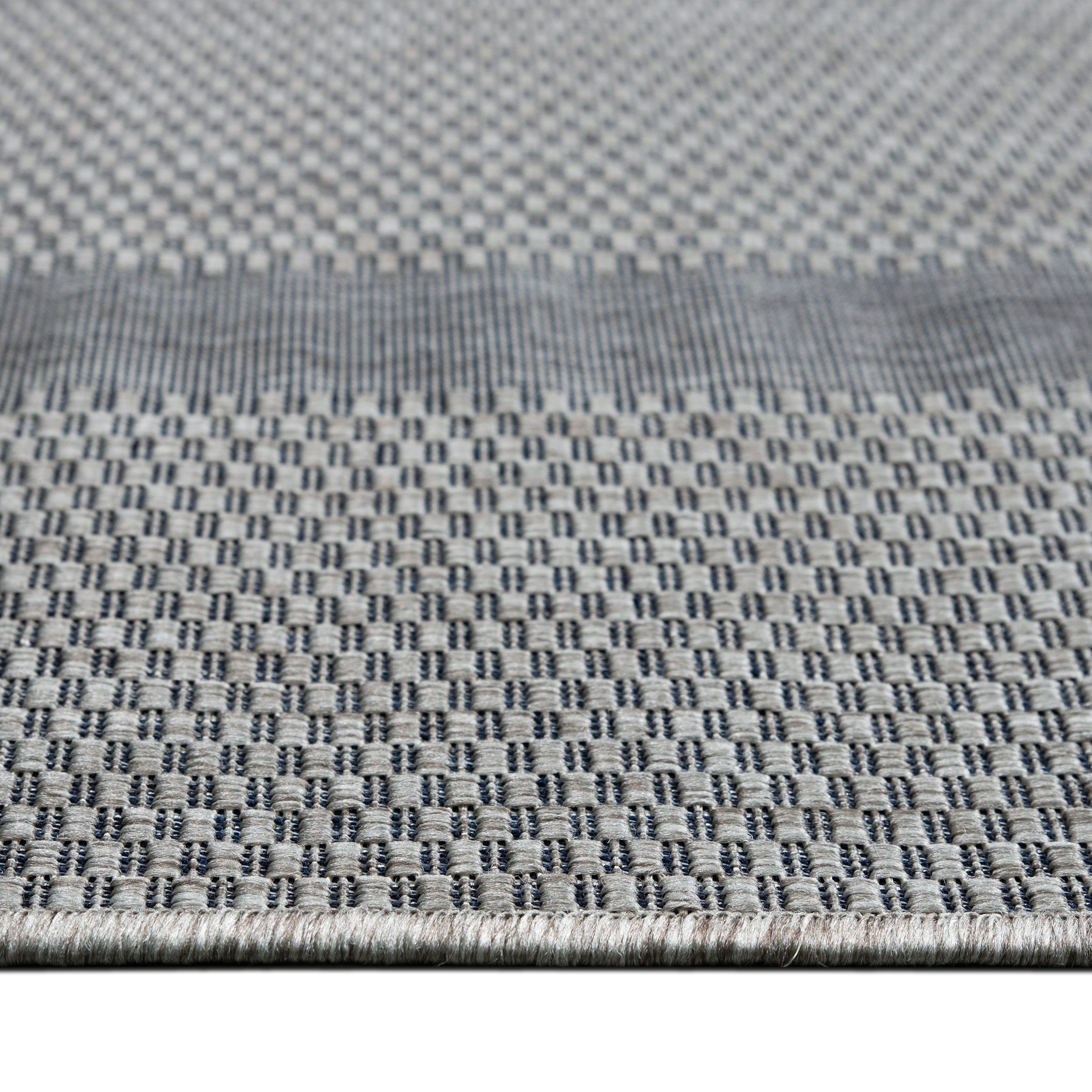 my home Teppich »Venedig Bordüre auch als Läufer erhältlich«, rechteckig, 3 mm Höhe, In- und Outdoor geeignet, Sisal-Optik, Wetterfest & UV-beständig
