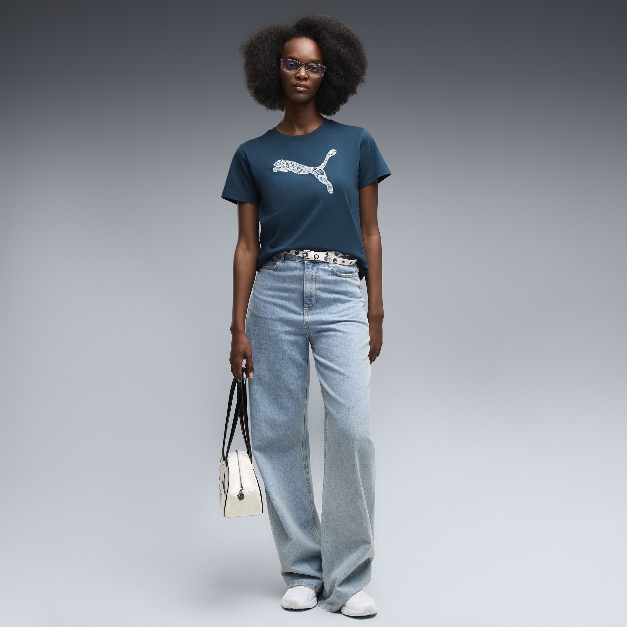 PUMA T-Shirt »Graphics Lace Cat T-Shirt Damen«