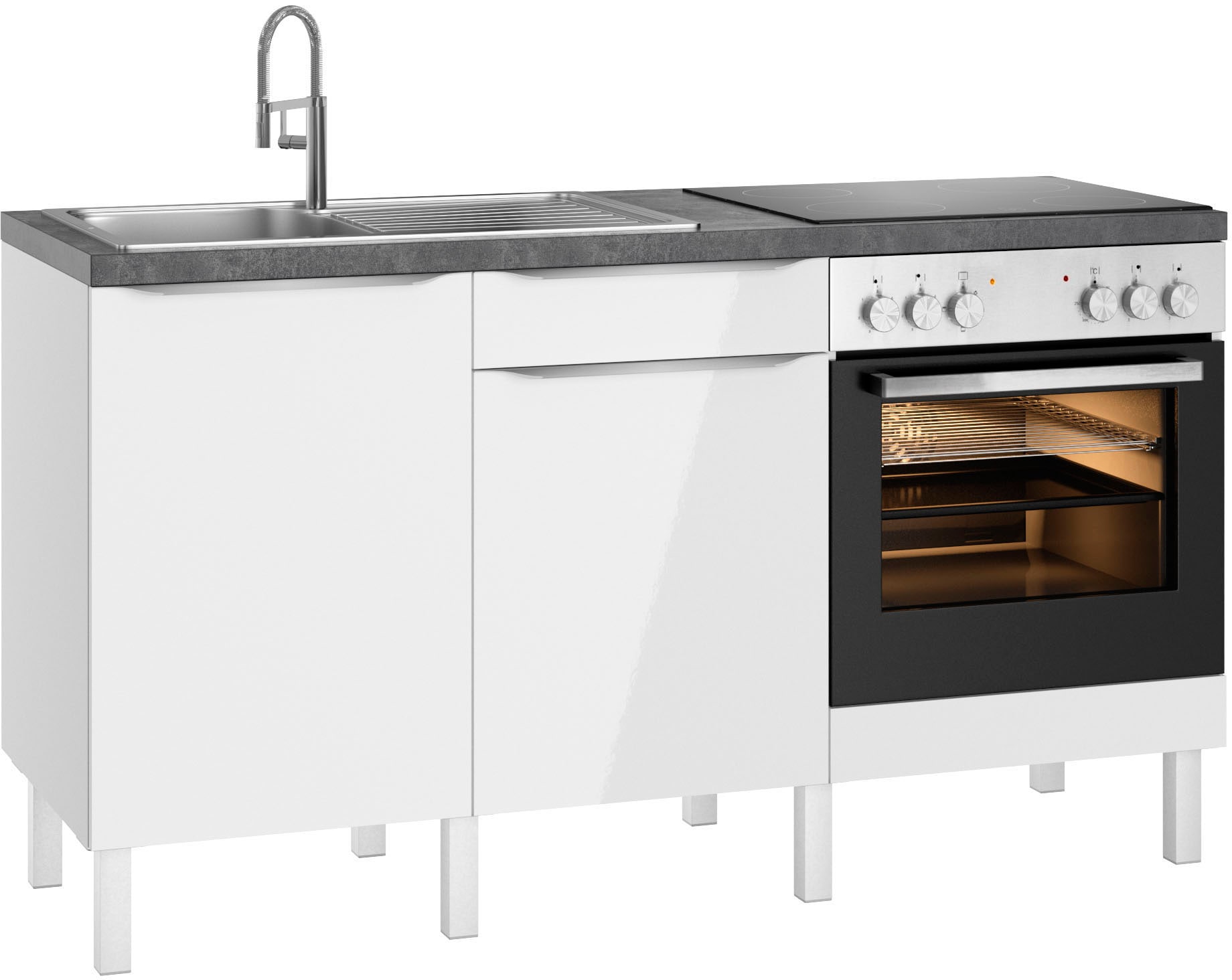 OPTIFIT Küche »Lilly2«, Breite 160 cm, wahlweise mit E-Geräten