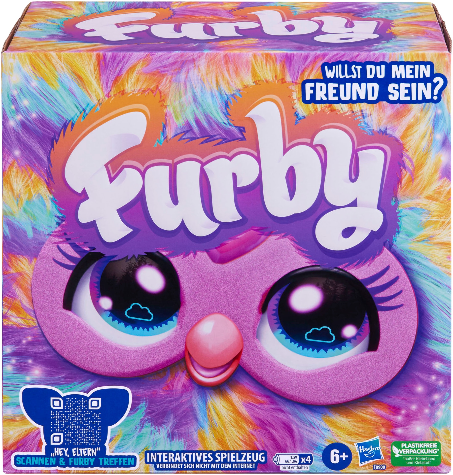 Hasbro Plüschfigur »Furby, Farbmix«, mit Sound