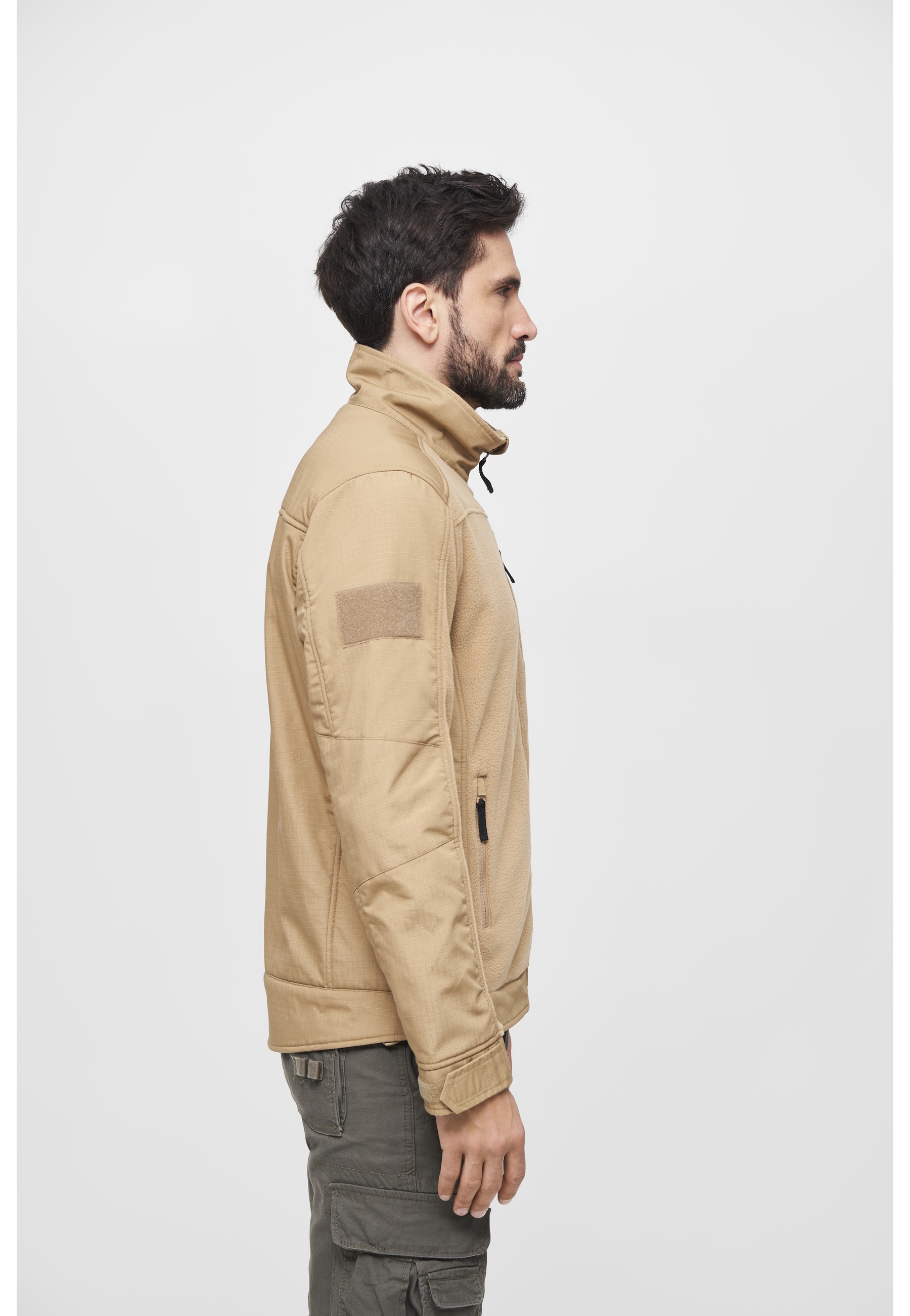 Brandit Allwetterjacke »Brandit Herren Fleecejacket Ripstop« 1 Stk. tlg. ohne Kapuze